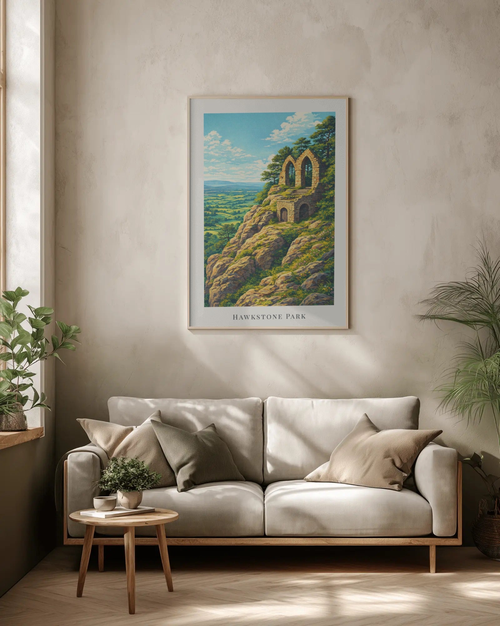 Hawkstone Park Art Print, framed wall art (view 2)