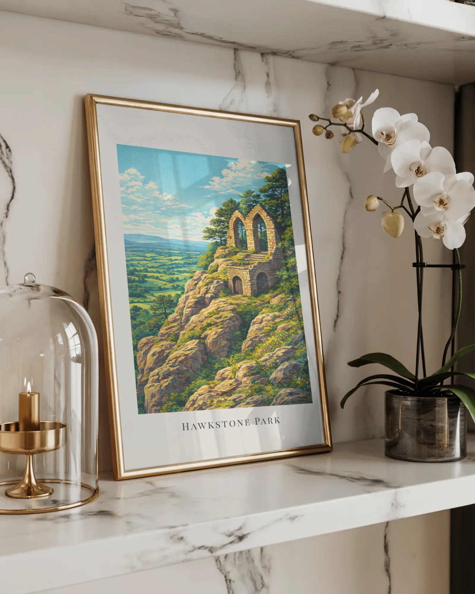 Hawkstone Park Art Print, framed wall art (view 5)
