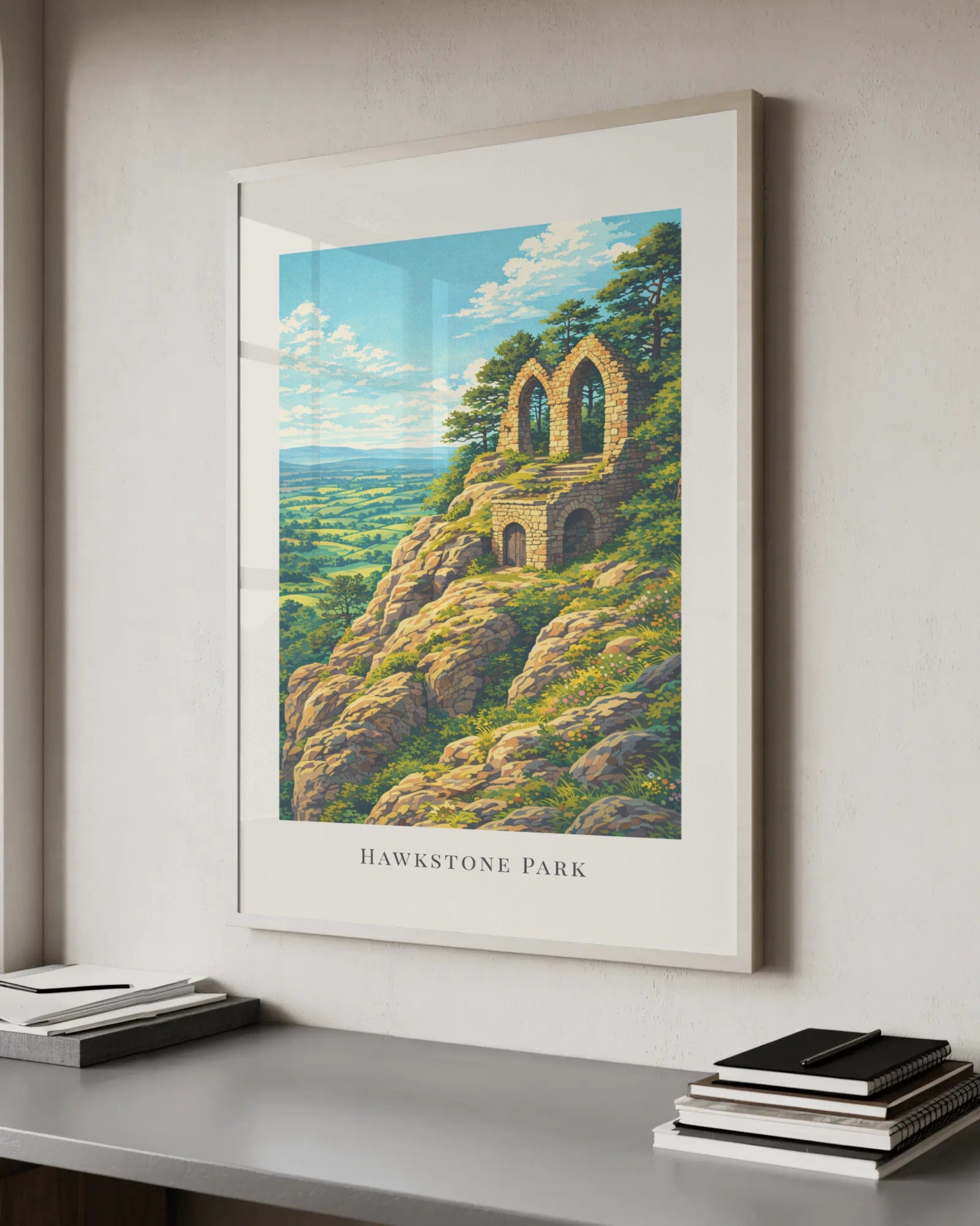 Hawkstone Park Art Print, framed wall art (view 6)