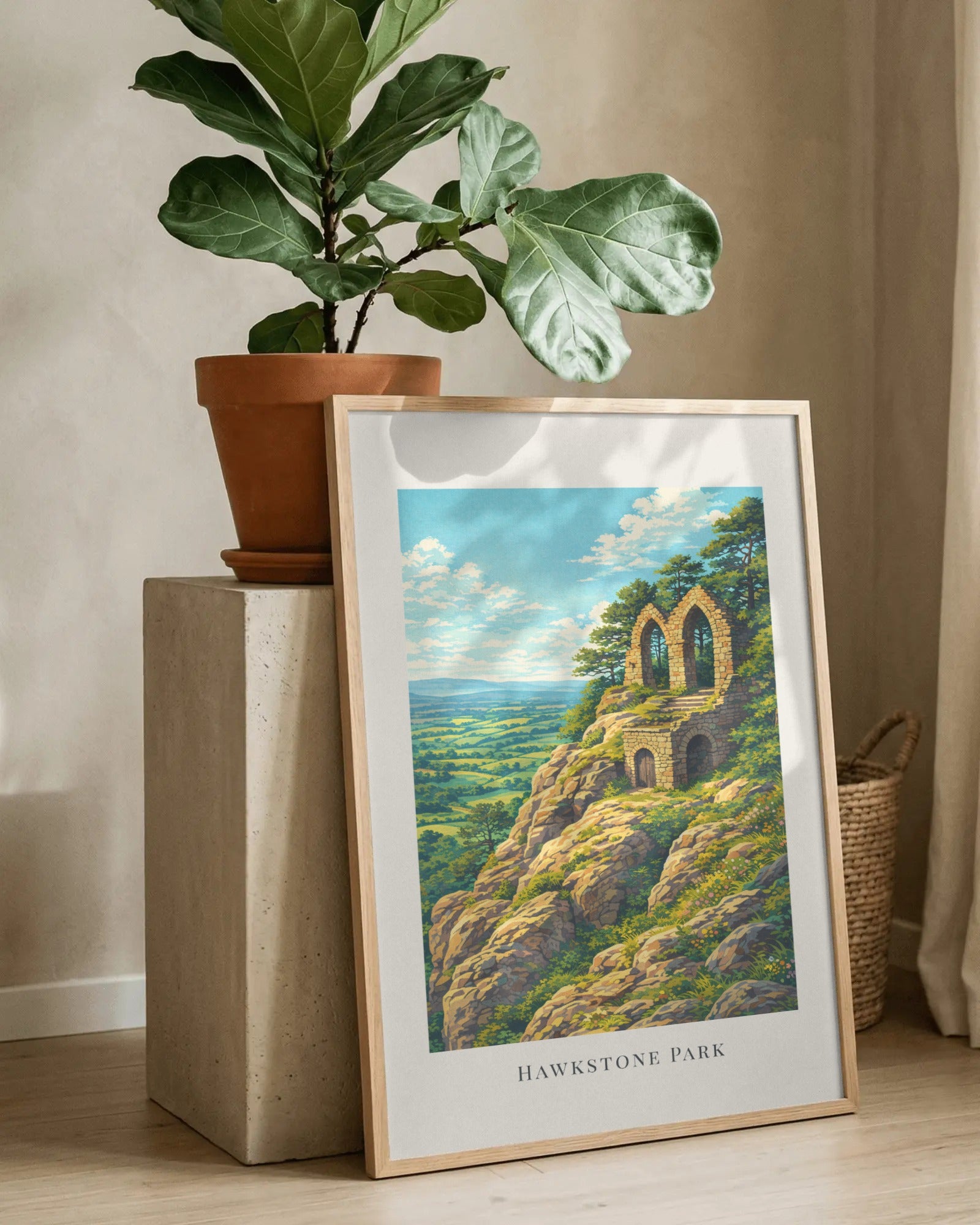 Hawkstone Park Art Print, framed wall art (view 8)