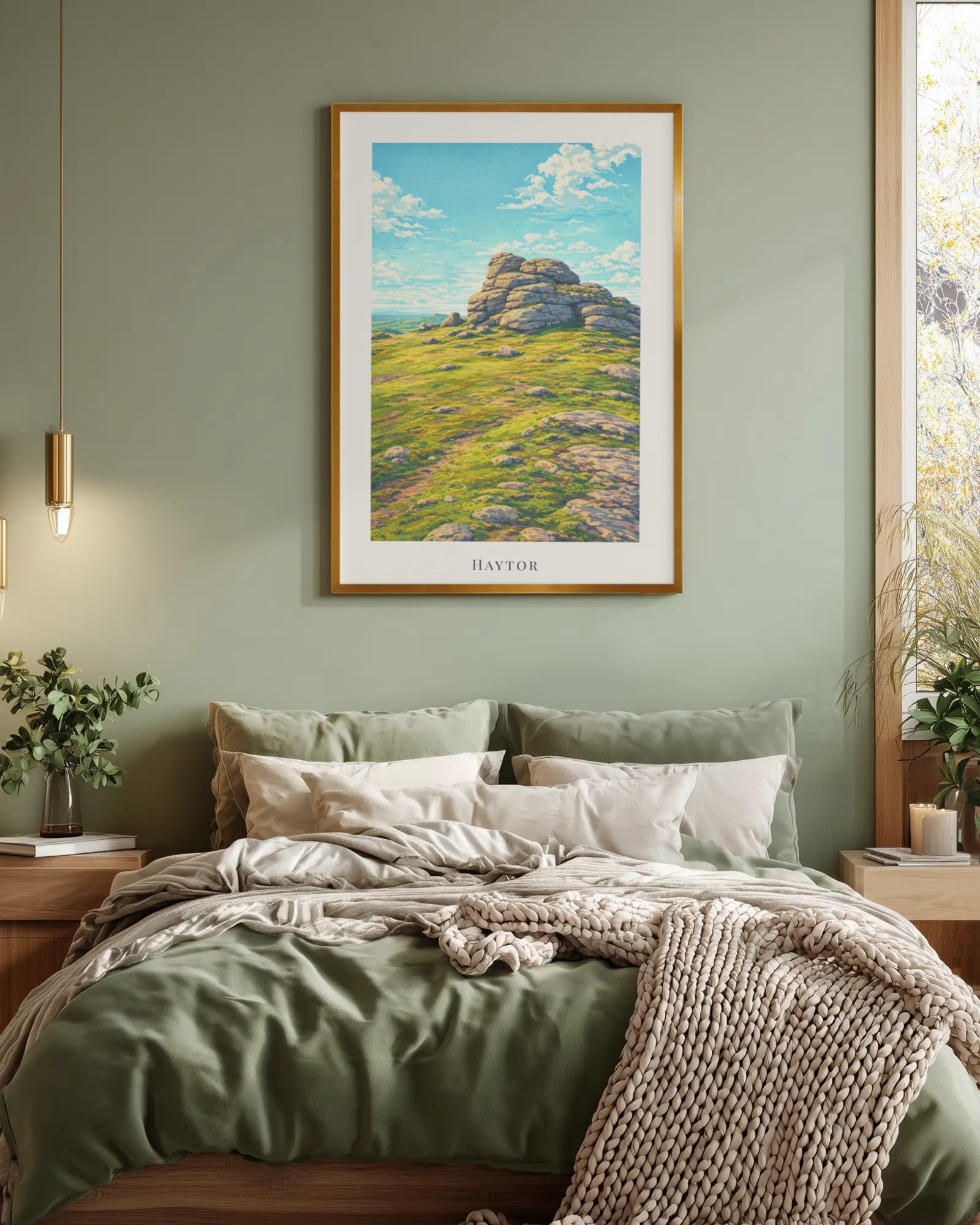 Haytor Art Print, framed wall art (view 4)