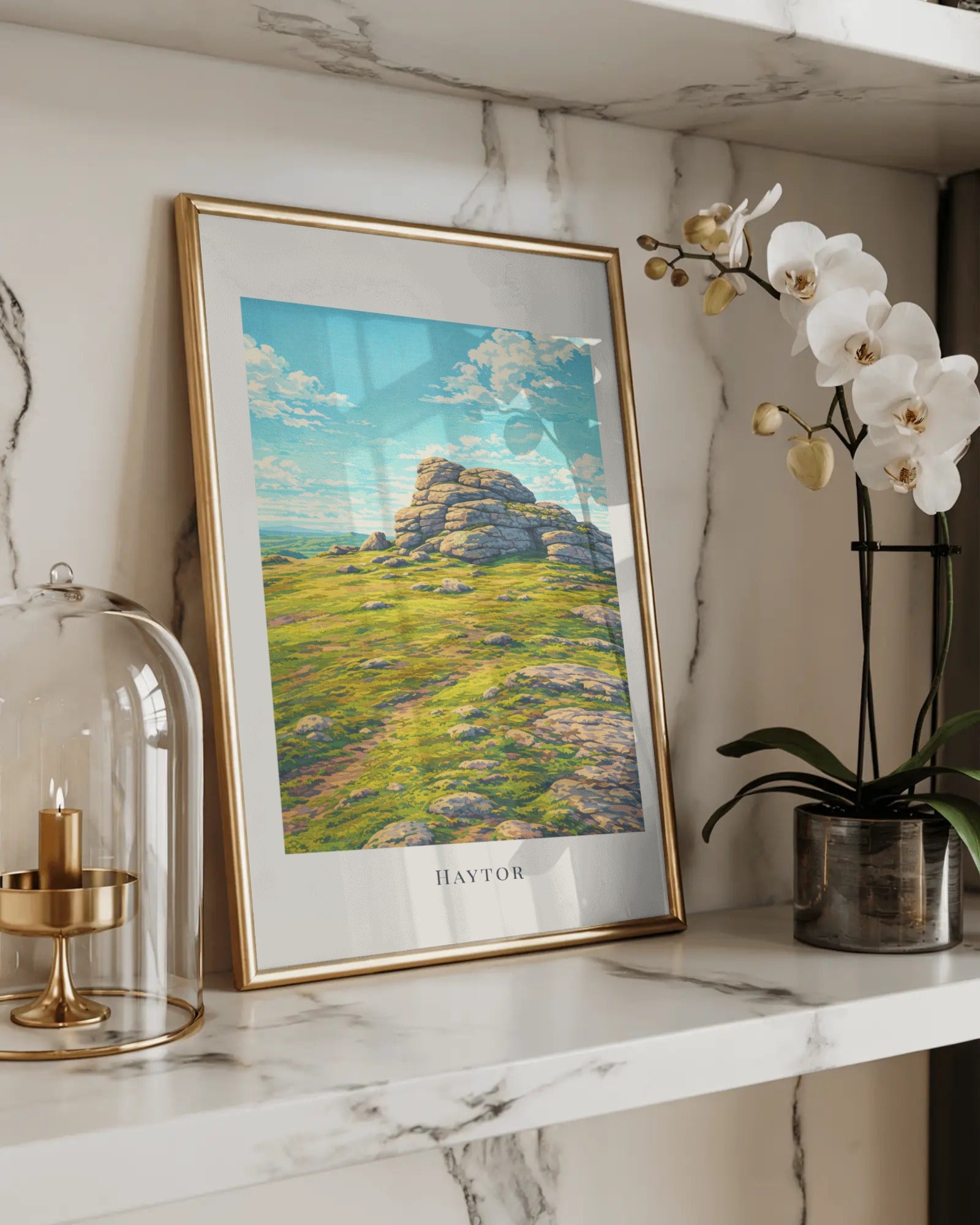 Haytor Art Print, framed wall art (view 5)