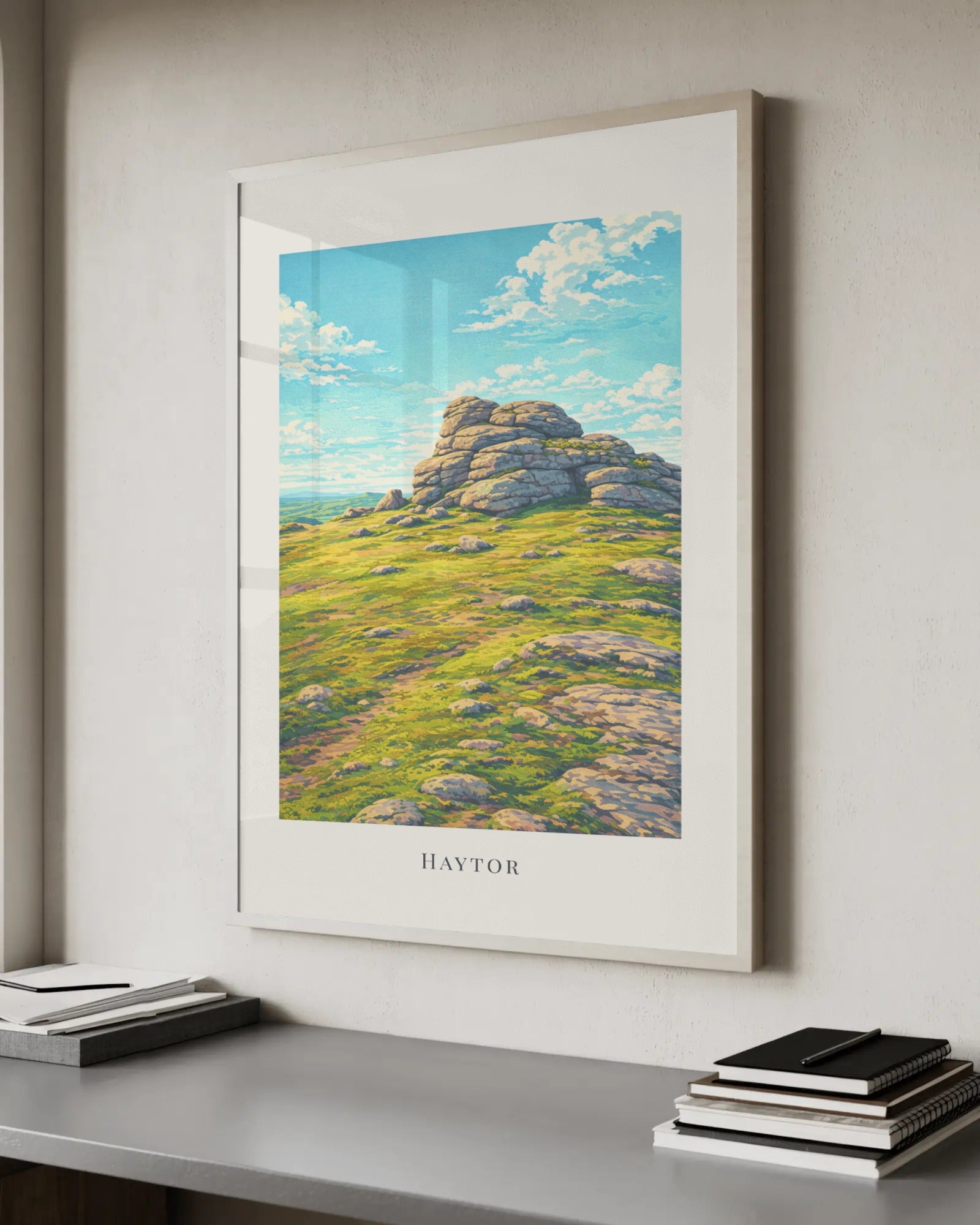 Haytor Art Print, framed wall art (view 6)