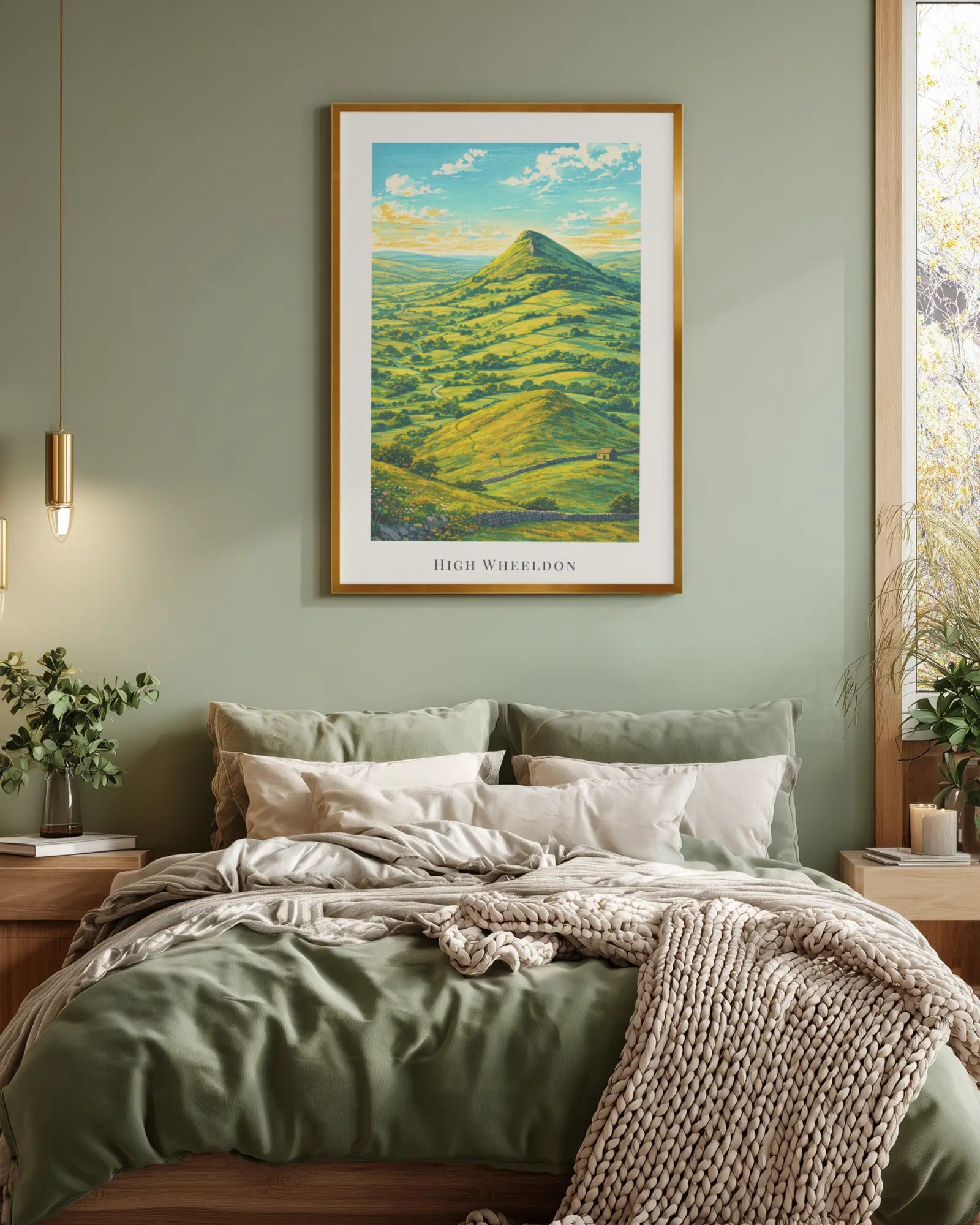 High Wheeldon Art Print, framed wall art (view 4)