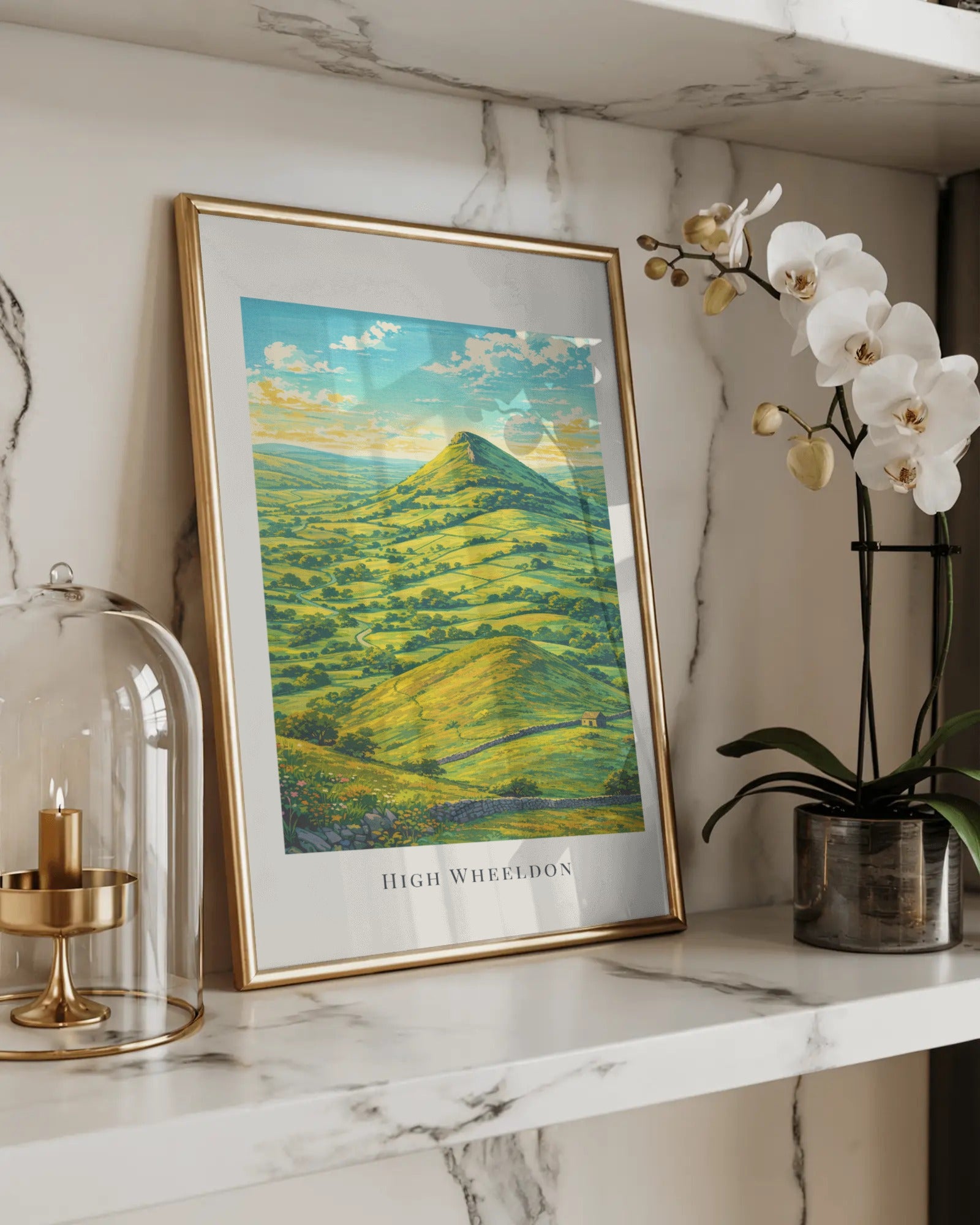High Wheeldon Art Print, framed wall art (view 5)