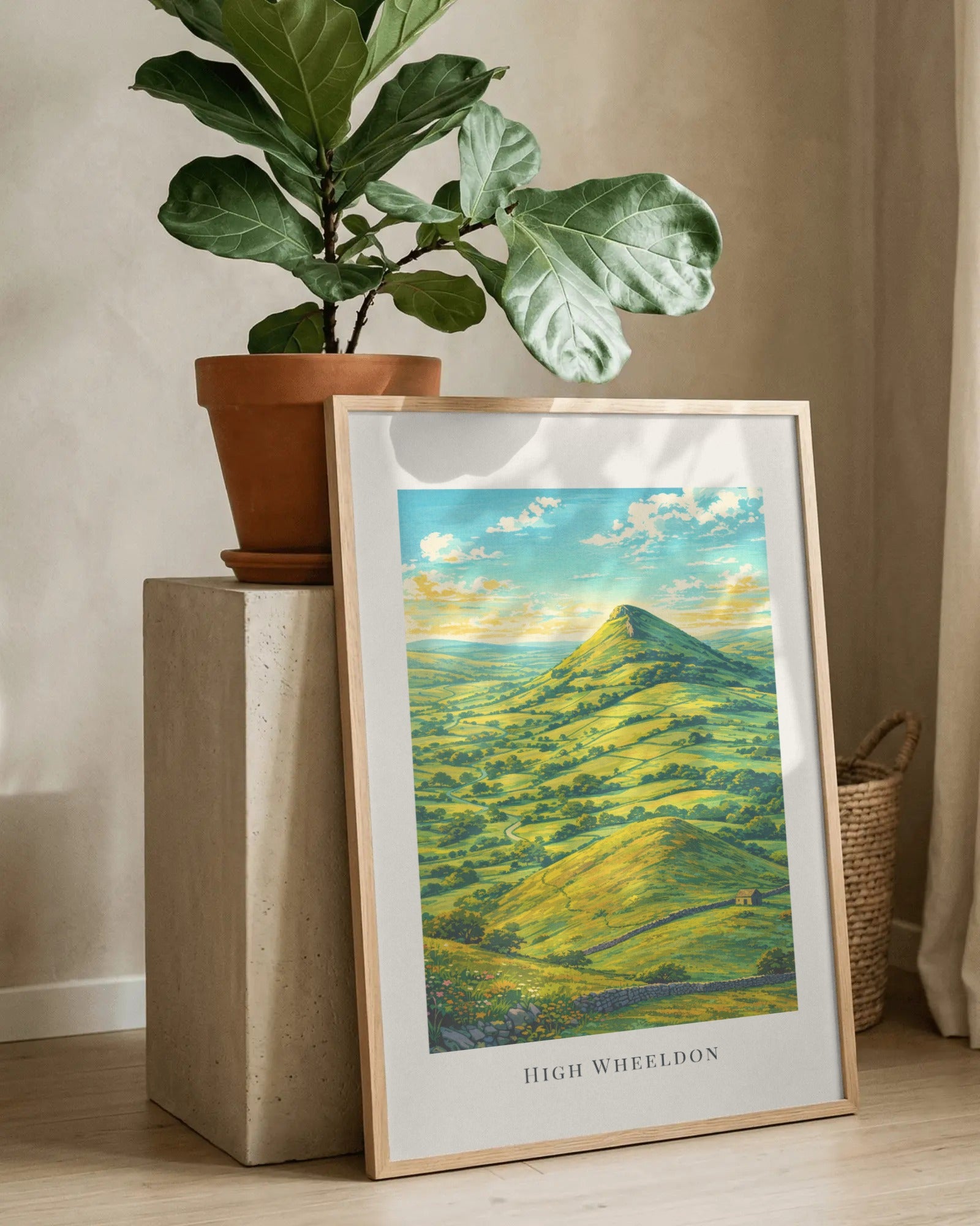 High Wheeldon Art Print, framed wall art (view 8)