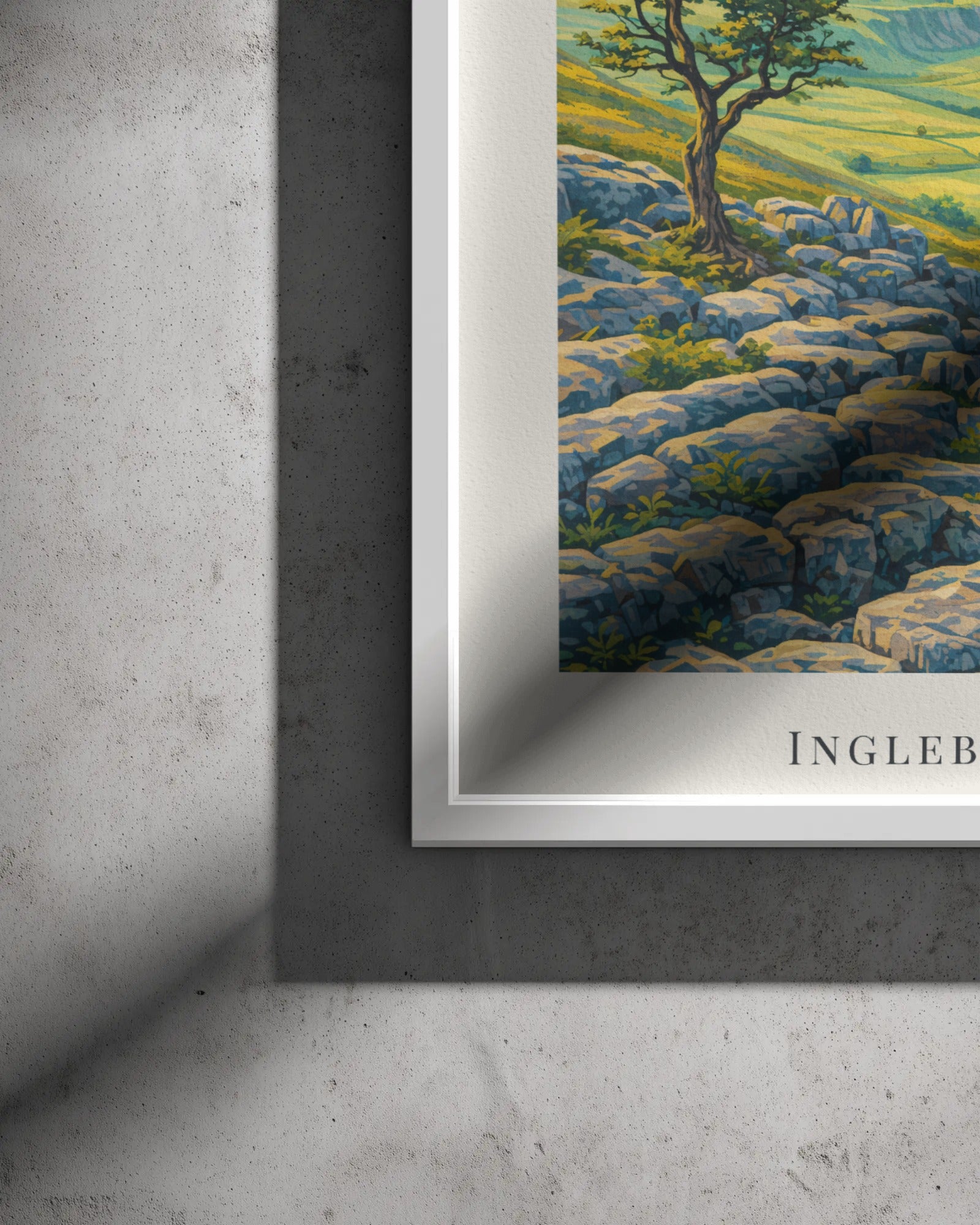 Ingleborough Art Print, framed wall art (view 3)