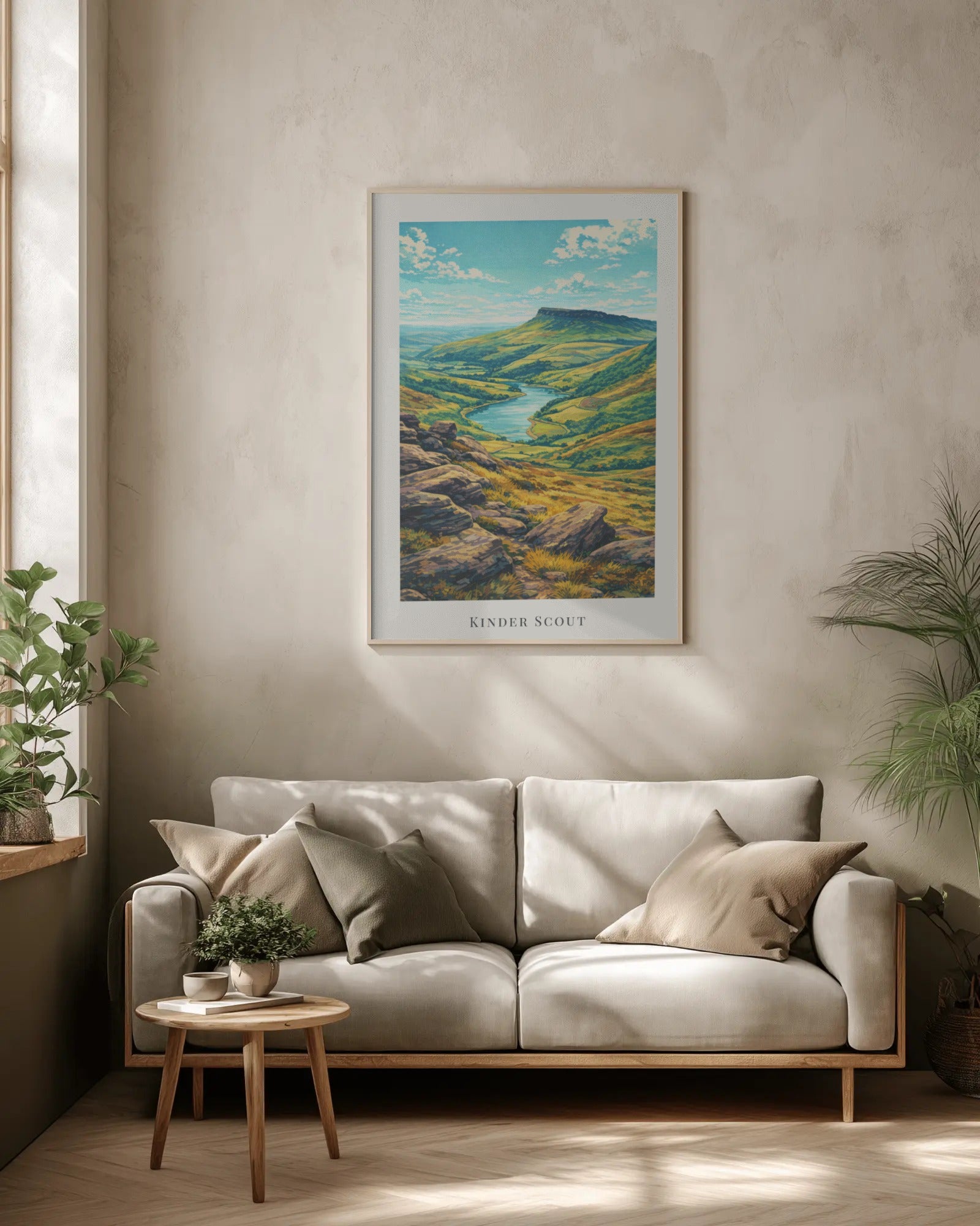 Kinder Scout Art Print, framed wall art (view 2)