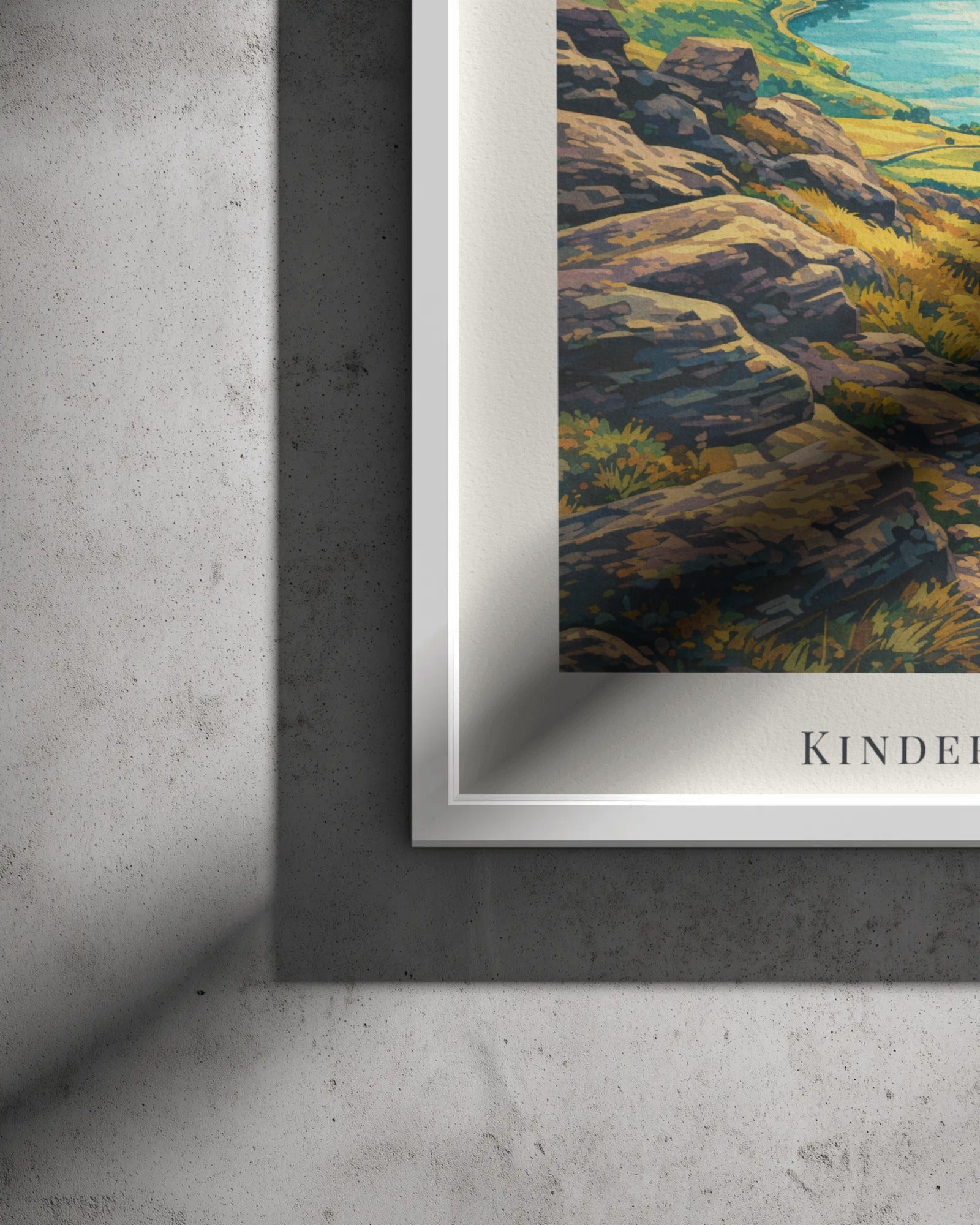 Kinder Scout Art Print, framed wall art (view 3)