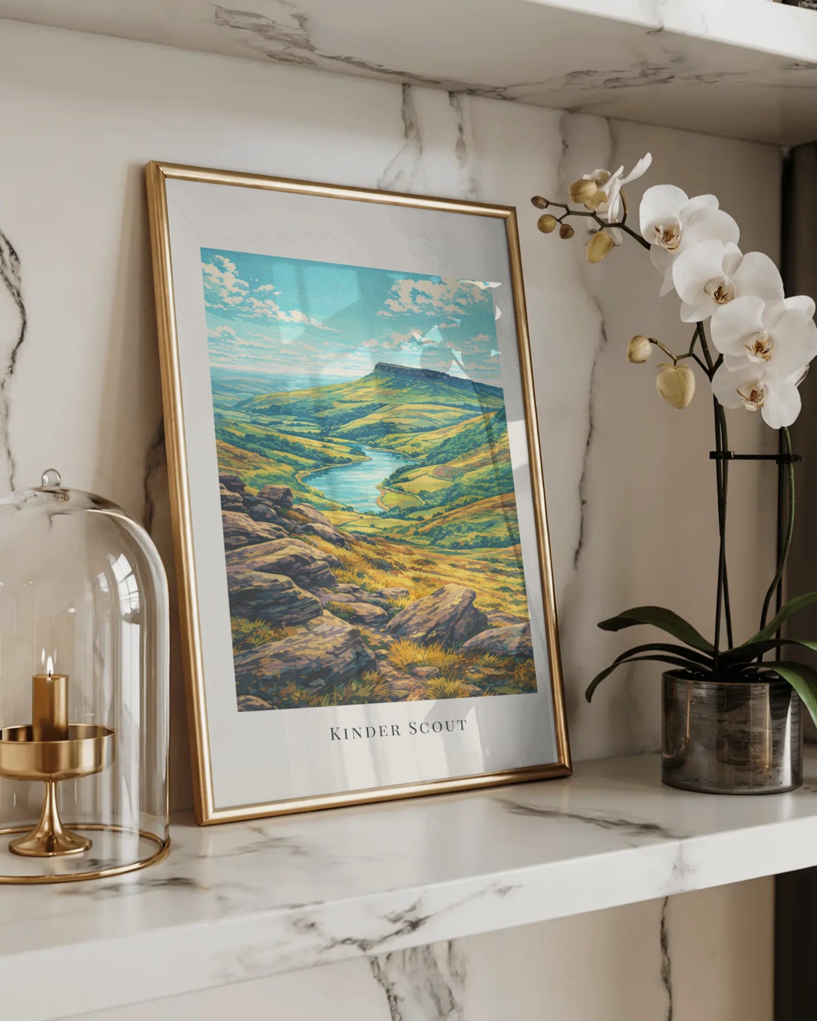 Kinder Scout Art Print, framed wall art (view 5)