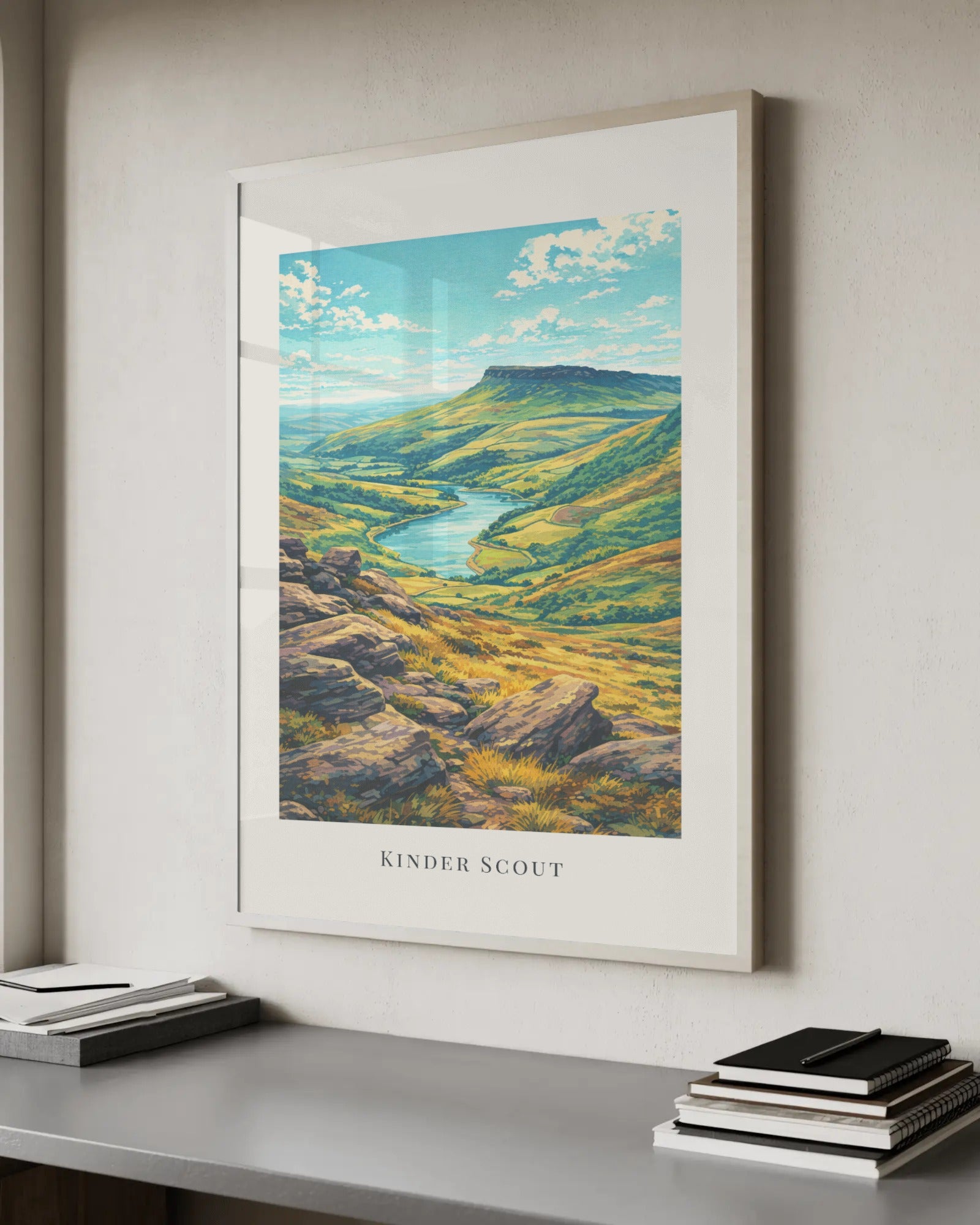 Kinder Scout Art Print, framed wall art (view 6)