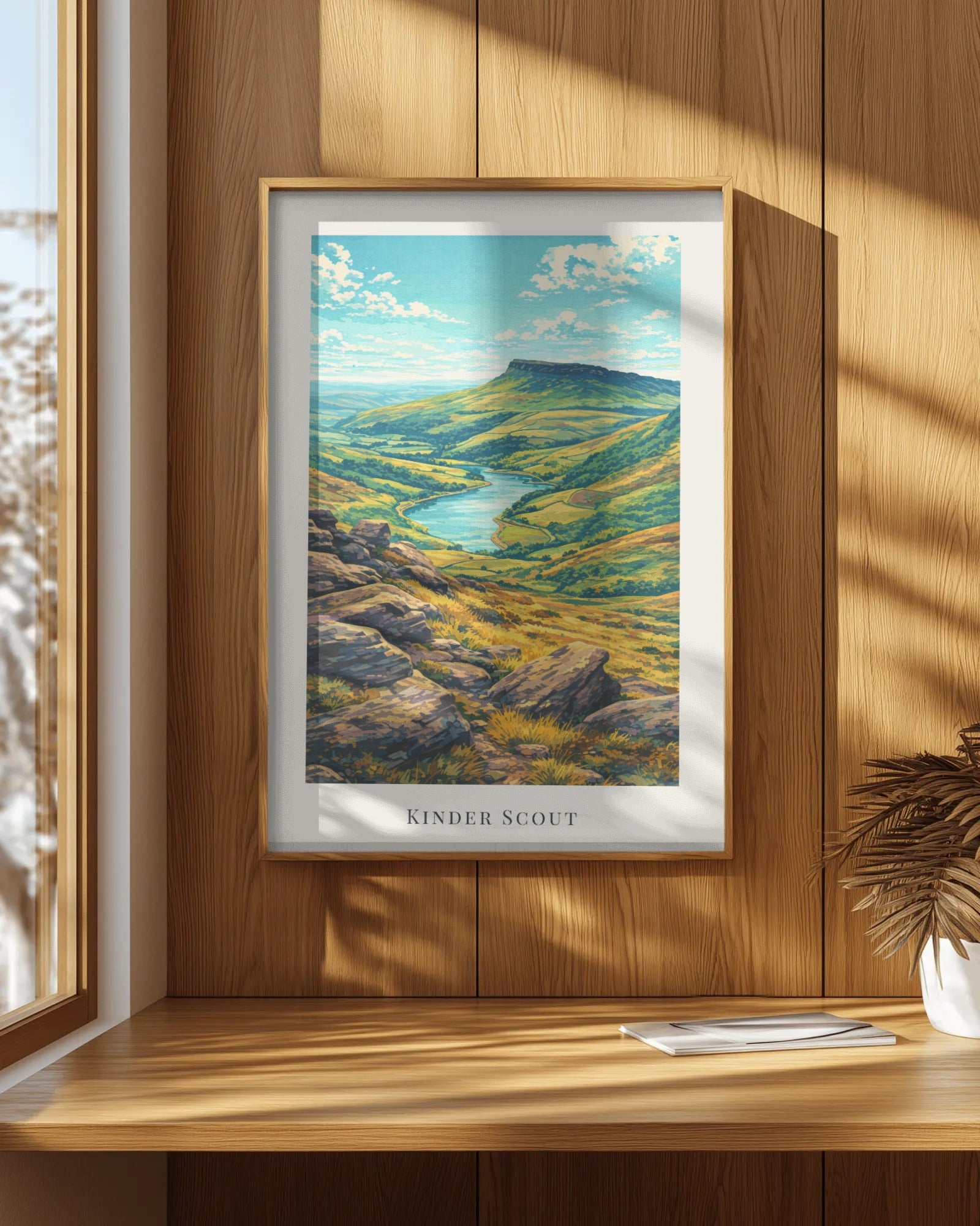 Kinder Scout Art Print, framed wall art (view 7)