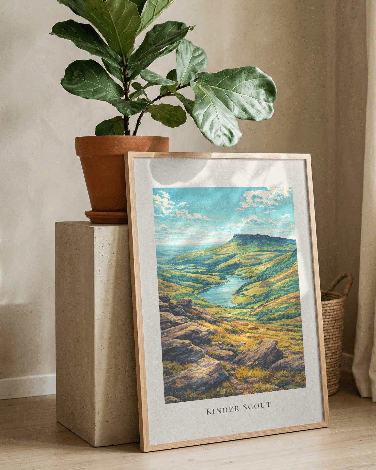 Kinder Scout Art Print, framed wall art (view 8)