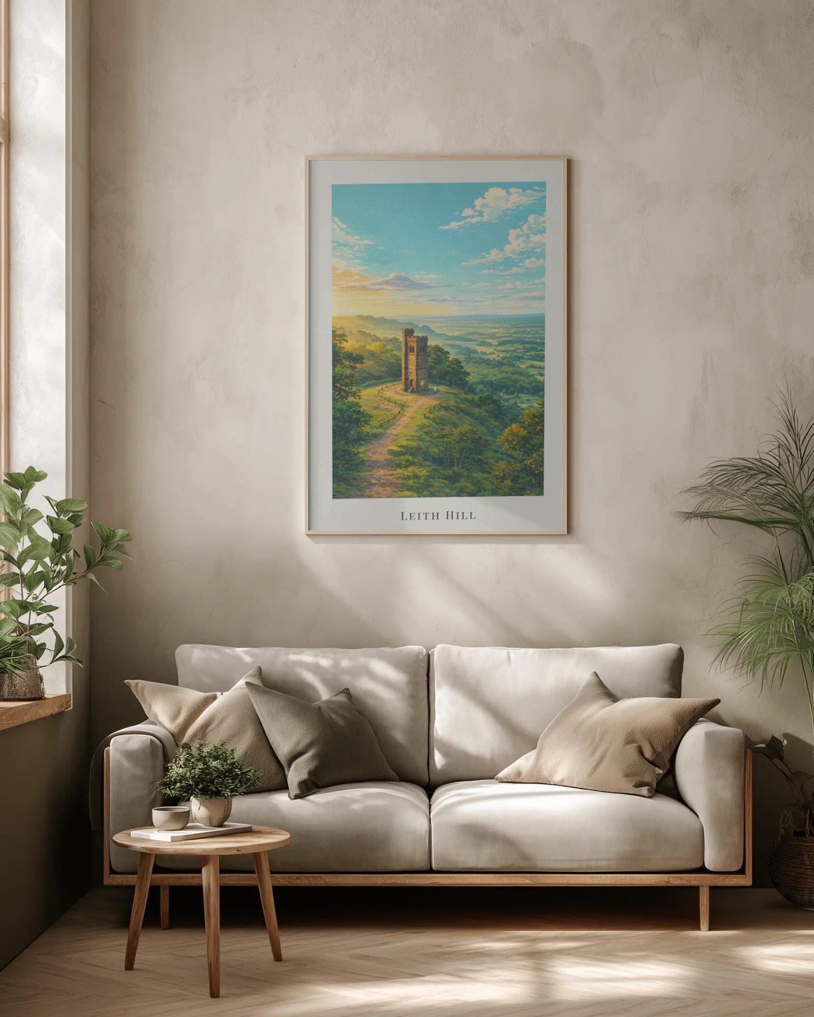 Leith Hill Art Print, framed wall art (view 2)