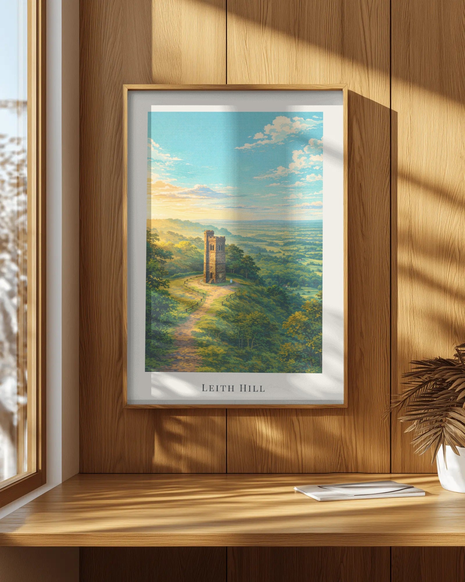 Leith Hill Art Print, framed wall art (view 7)