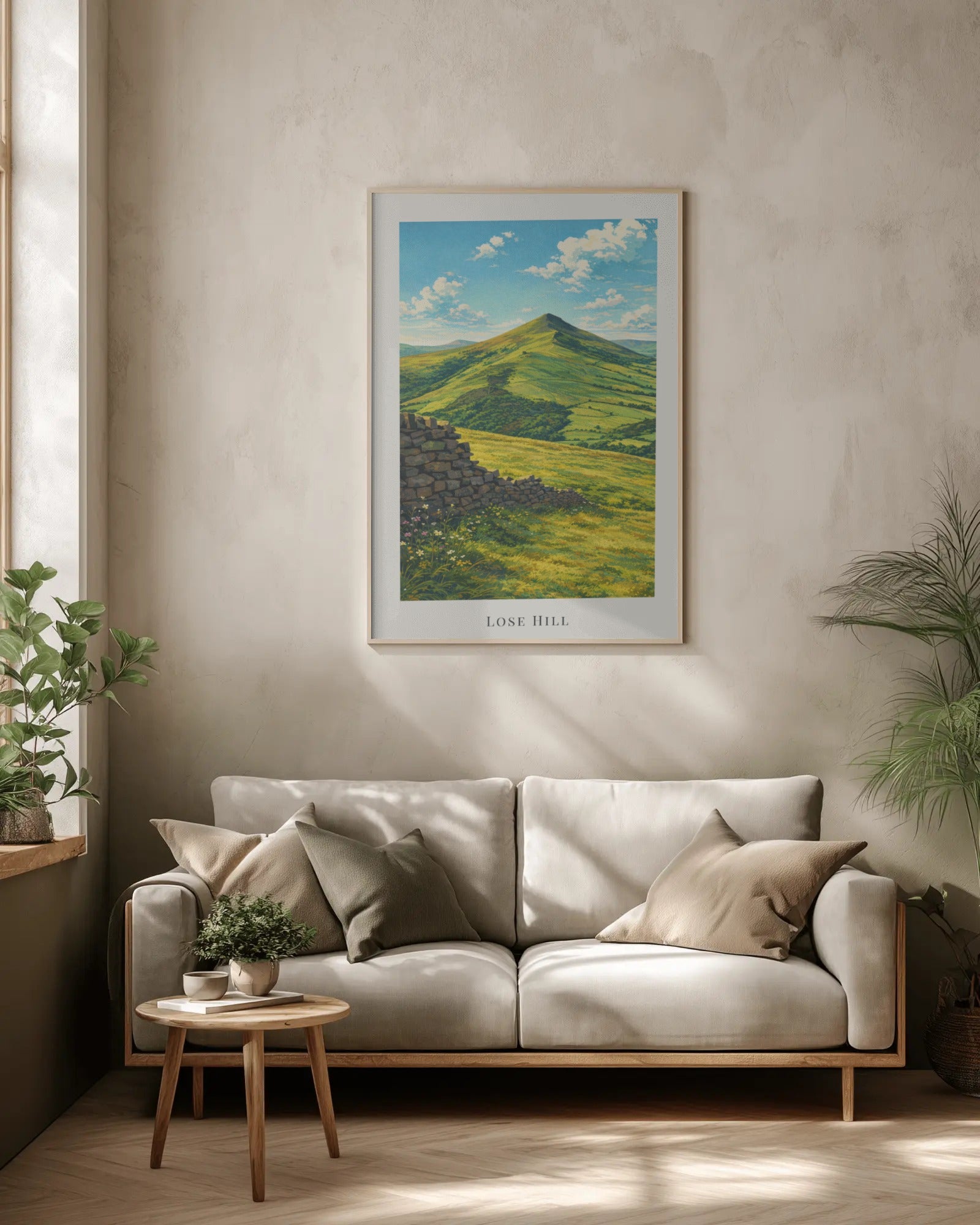 Lose Hill Art Print, framed wall art (view 2)