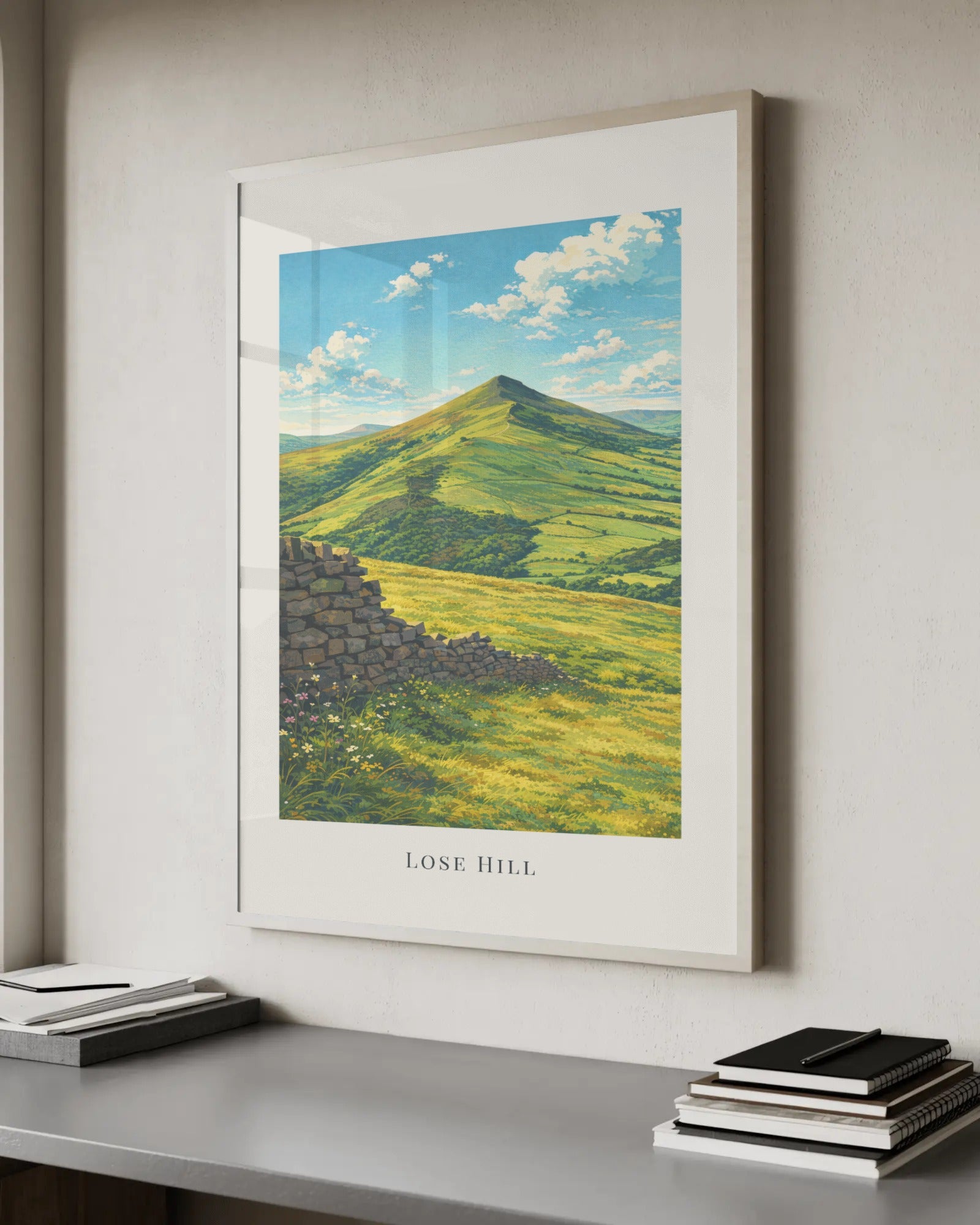 Lose Hill Art Print, framed wall art (view 6)