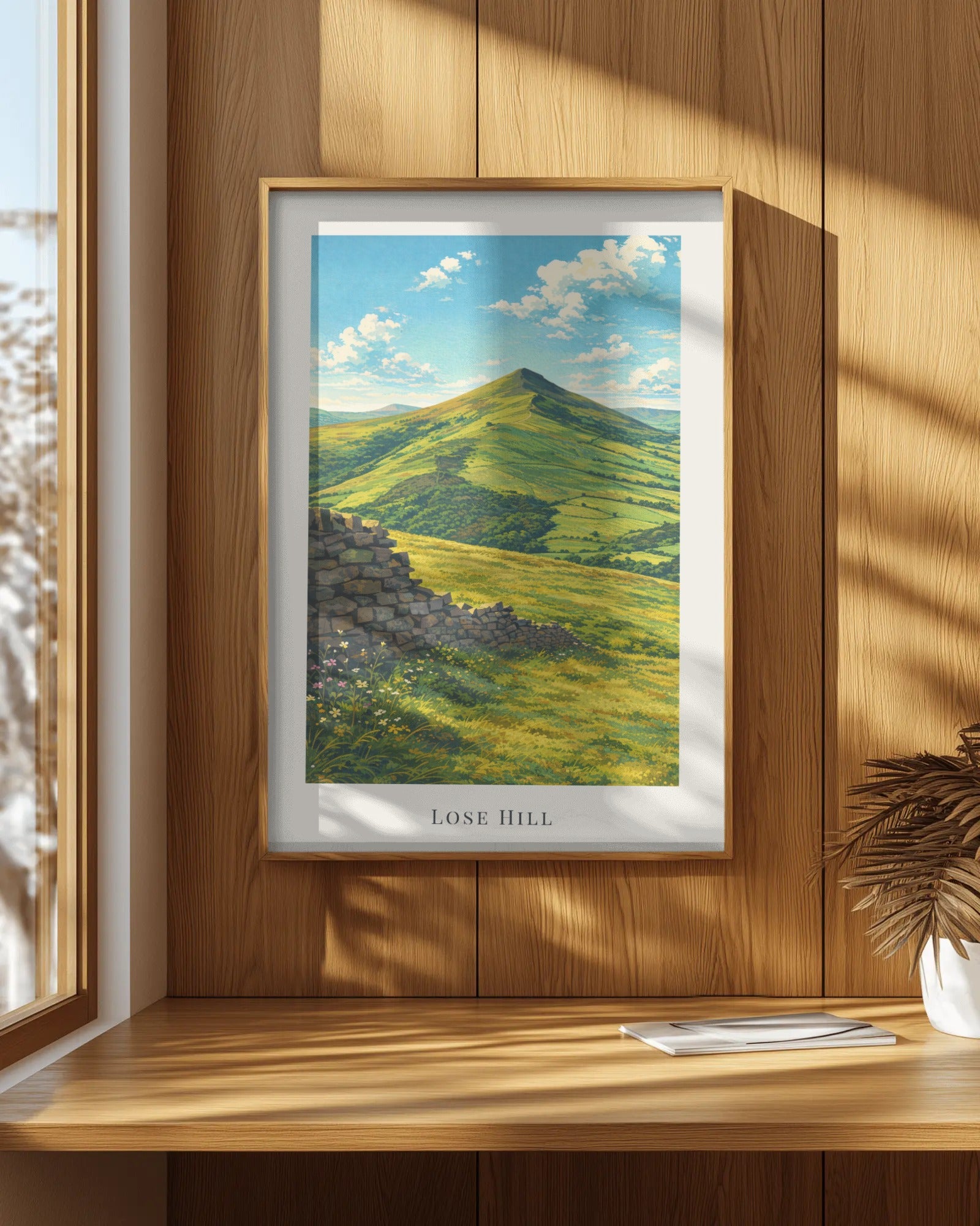 Lose Hill Art Print, framed wall art (view 7)
