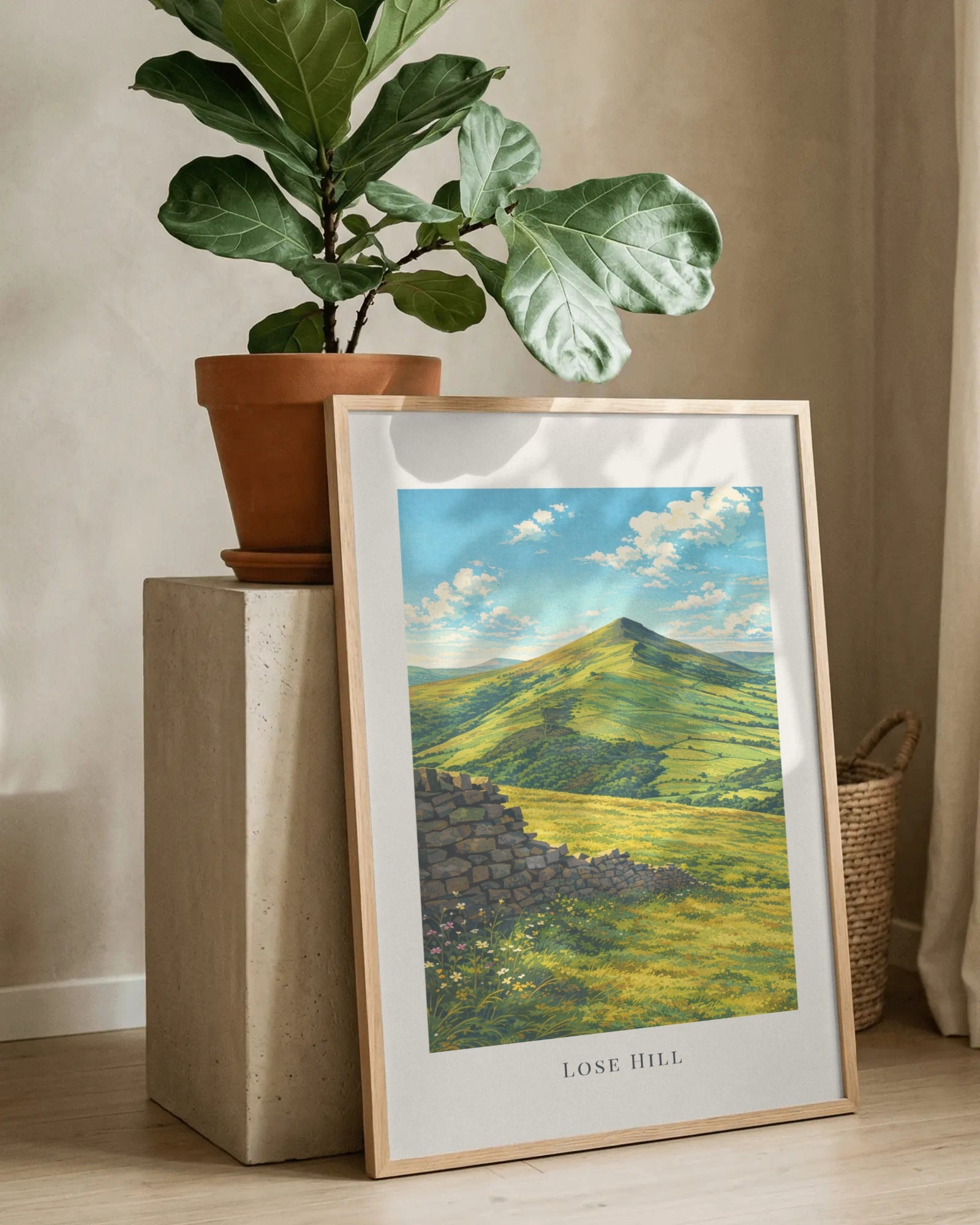Lose Hill Art Print, framed wall art (view 8)