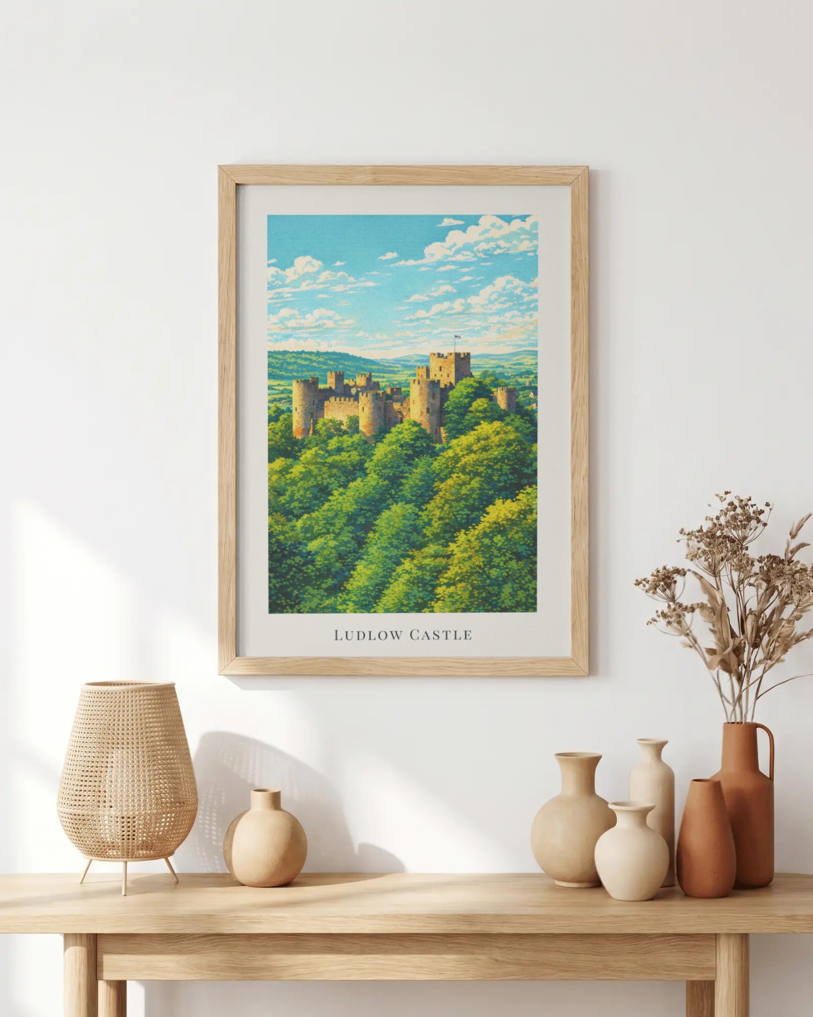Ludlow Castle Art Print