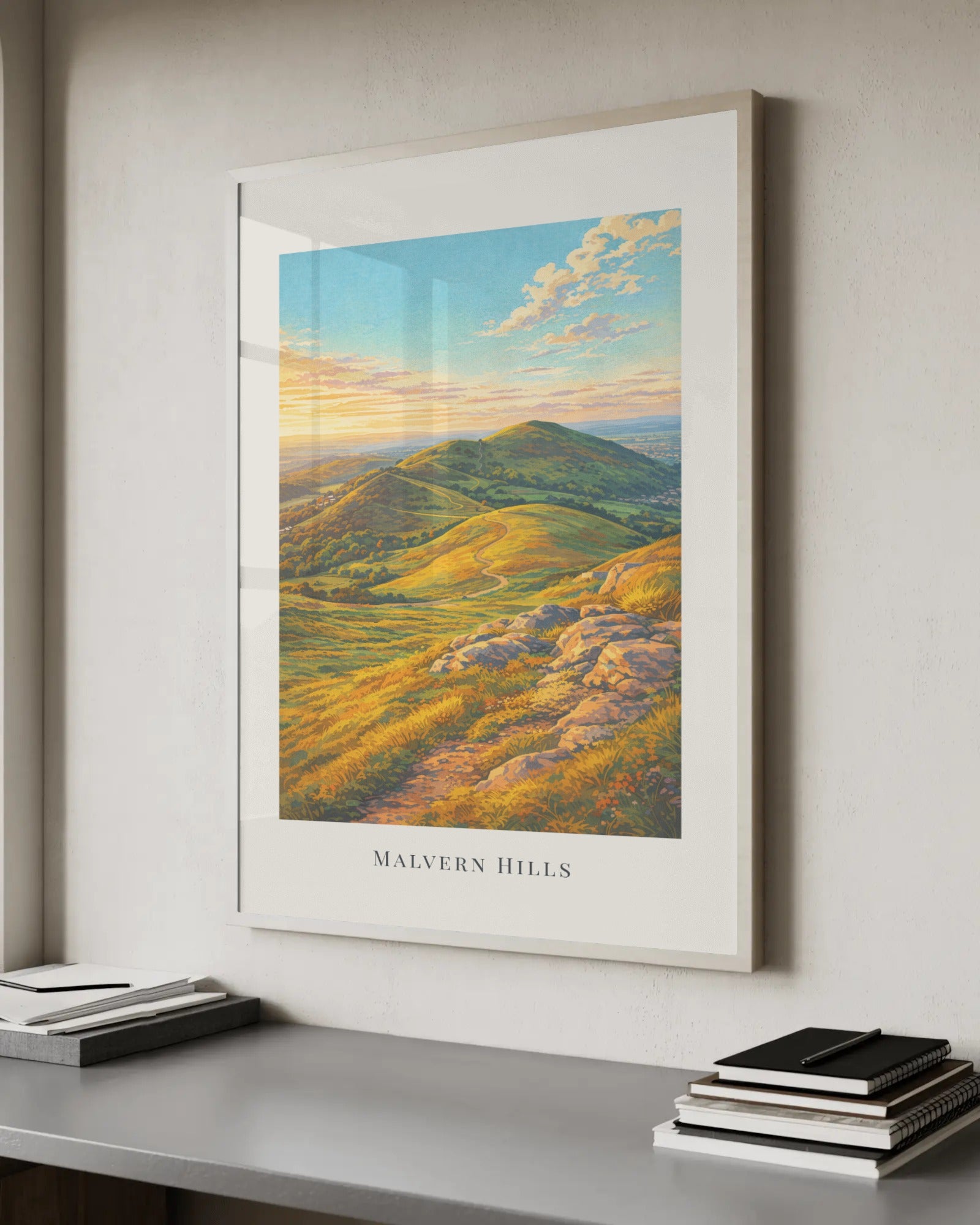 Malvern Hills Art Print, framed wall art (view 6)