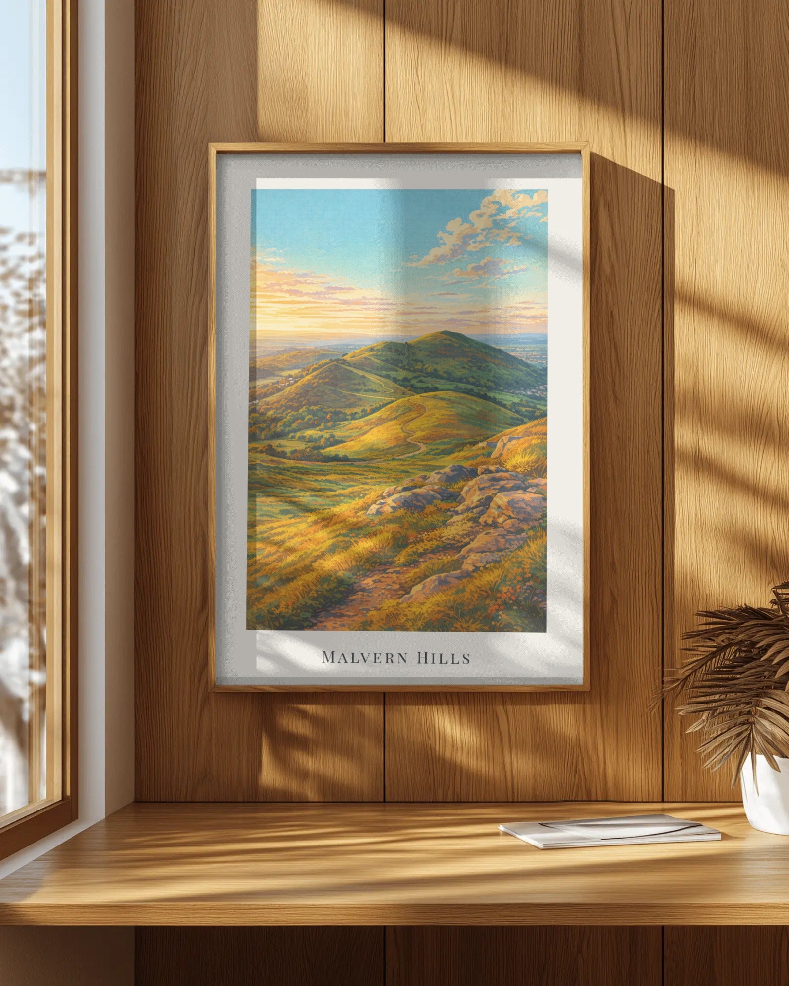 Malvern Hills Art Print, framed wall art (view 7)