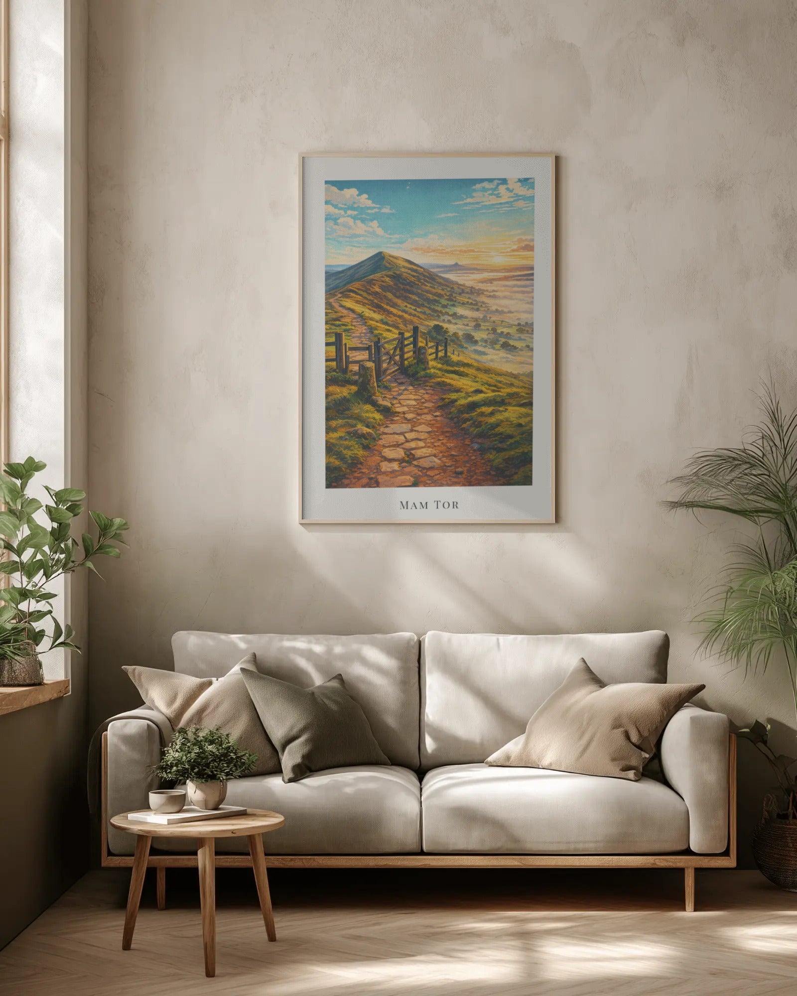 Mam Tor Art Print, framed wall art (view 2)