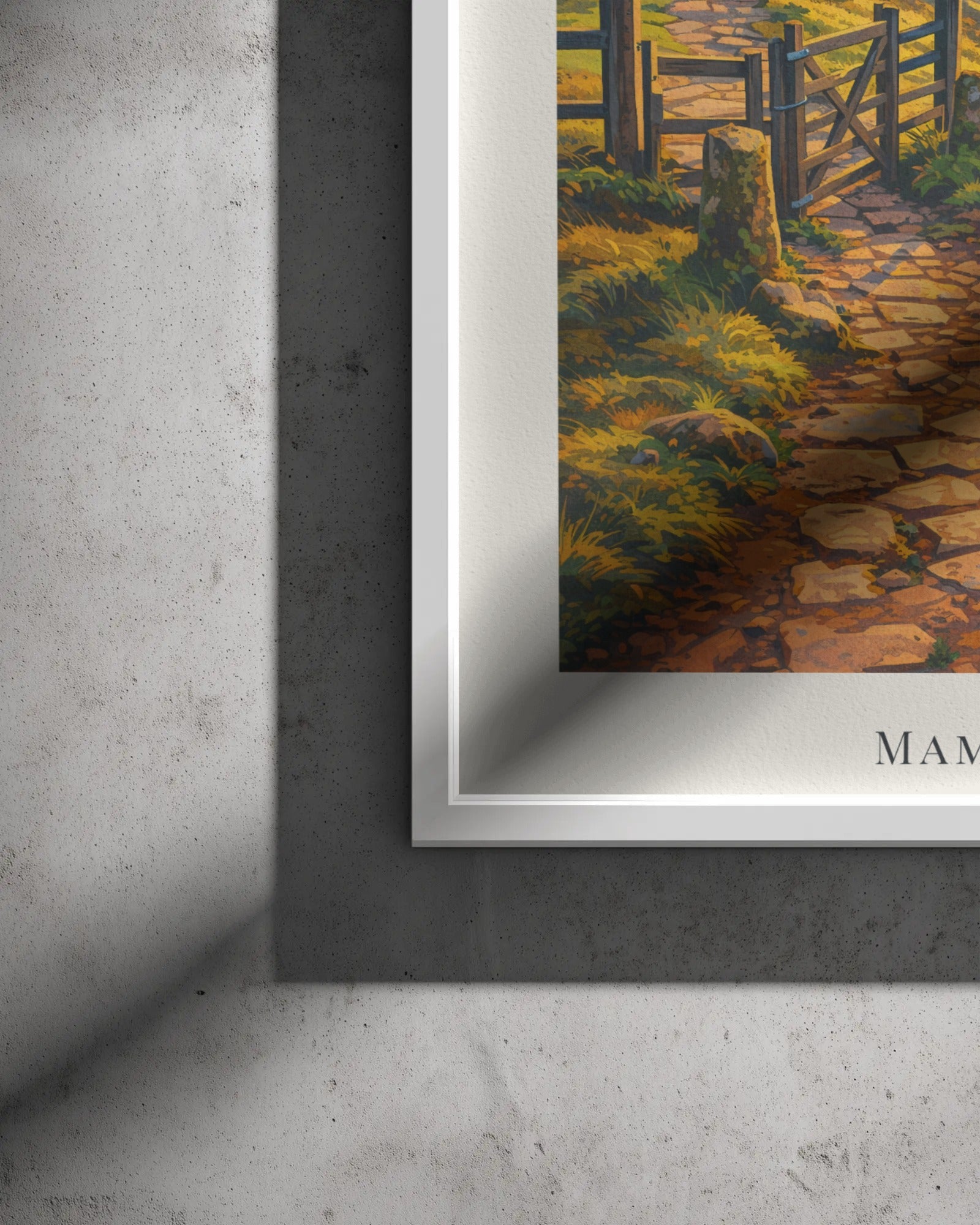 Mam Tor Art Print, framed wall art (view 3)