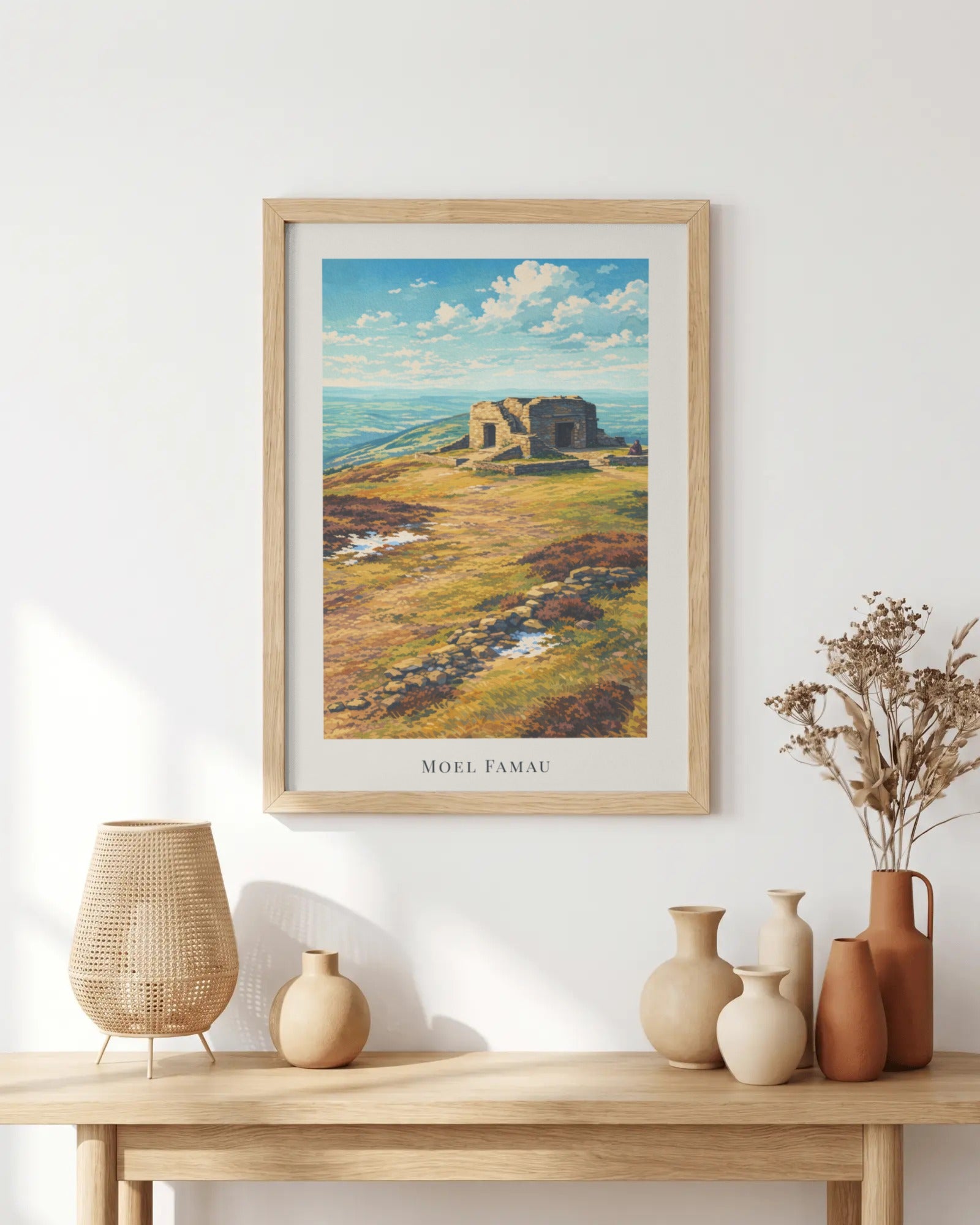 Moel Famau Art Print