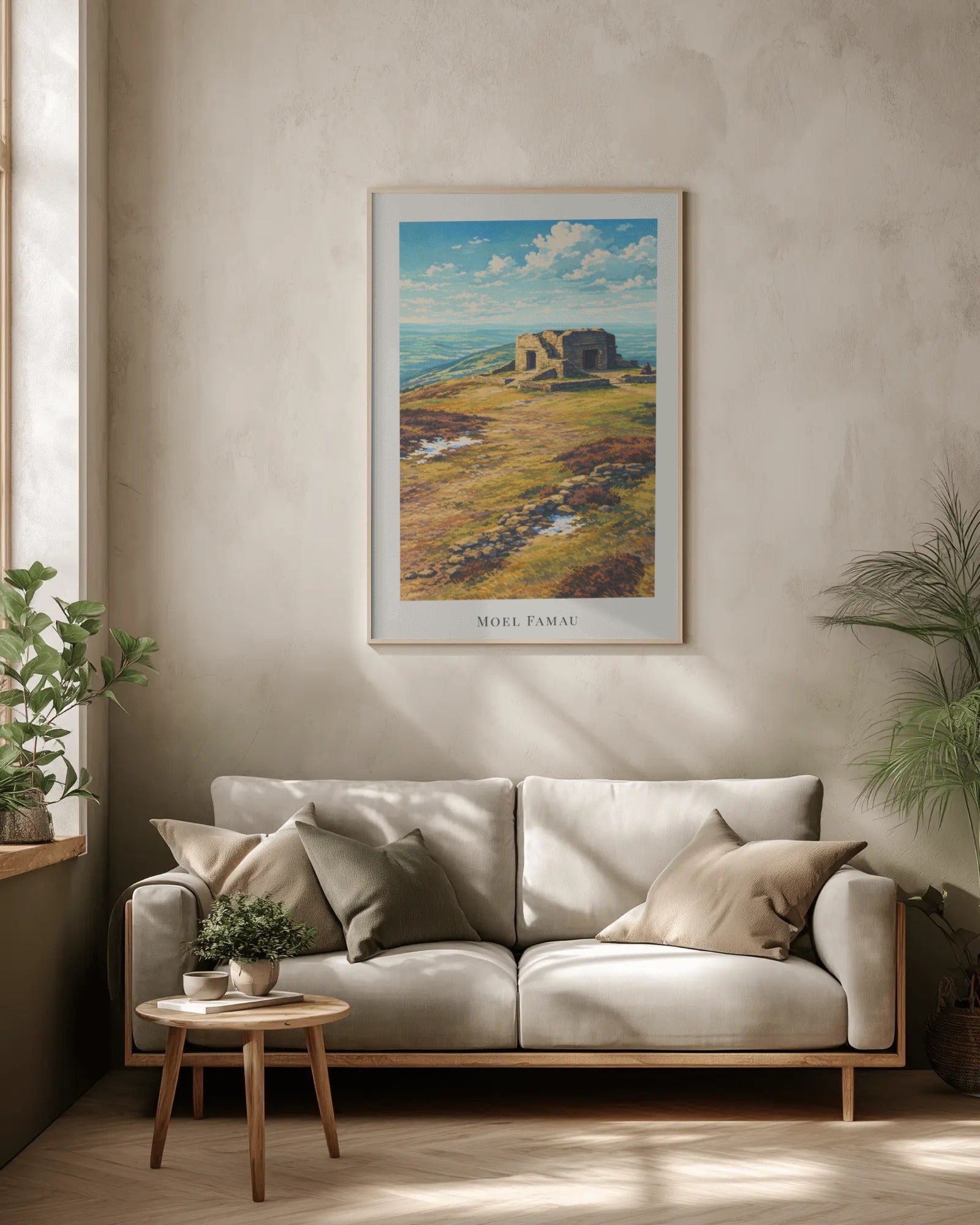 Moel Famau Art Print, framed wall art (view 2)