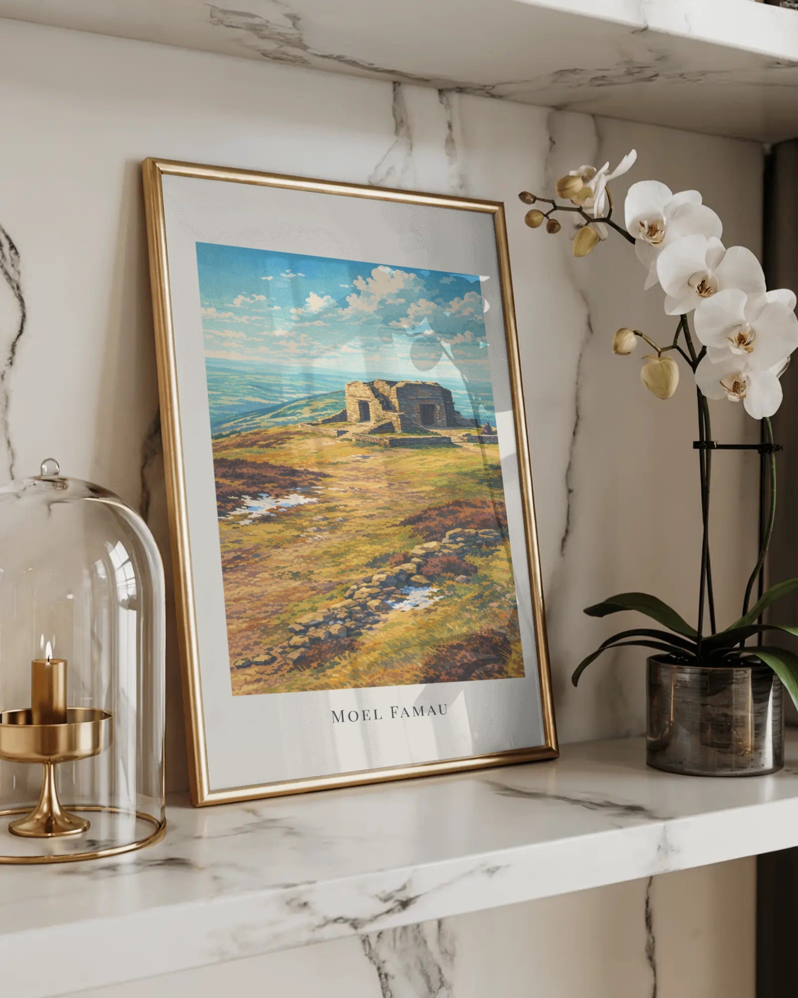 Moel Famau Art Print, framed wall art (view 5)