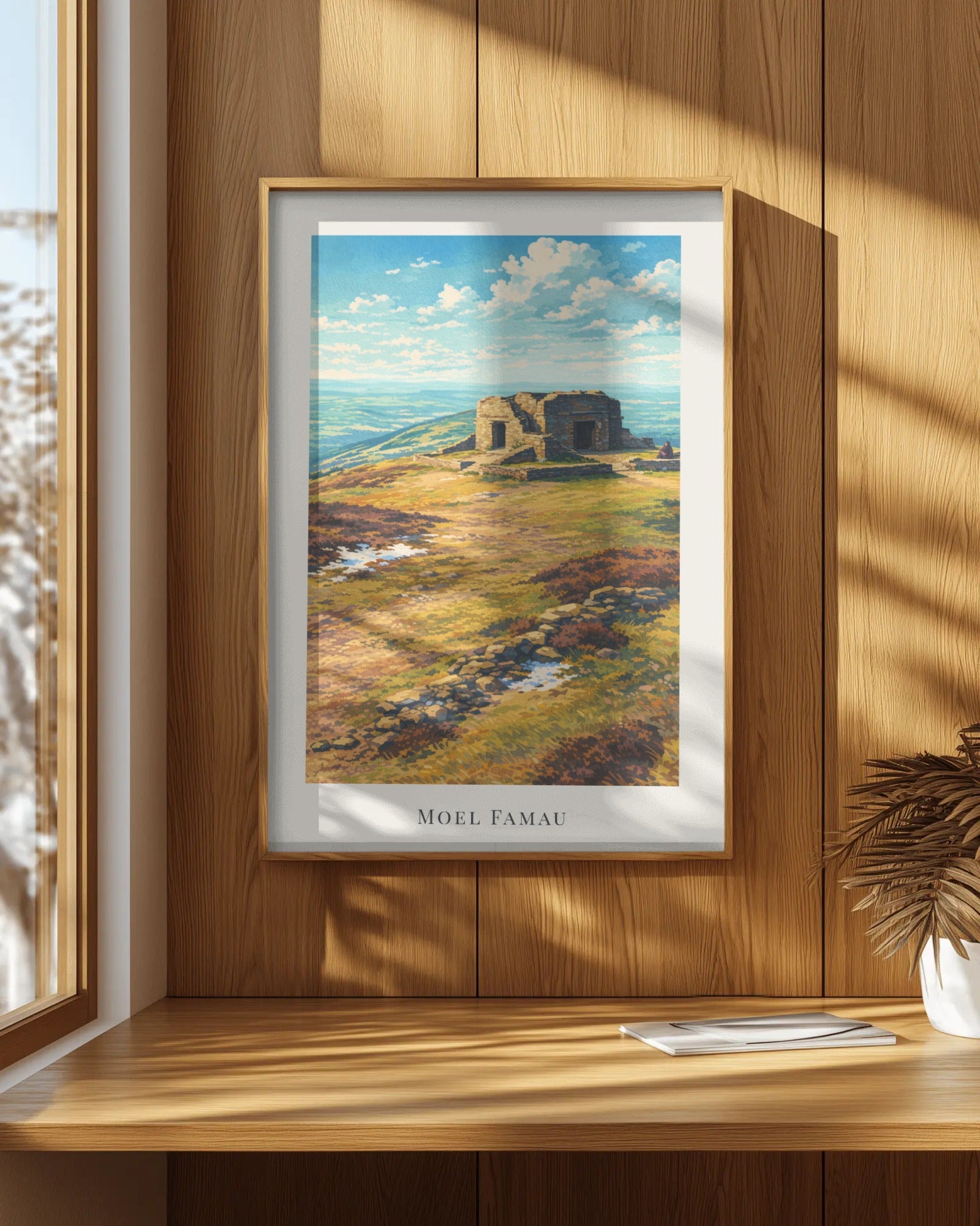 Moel Famau Art Print, framed wall art (view 7)