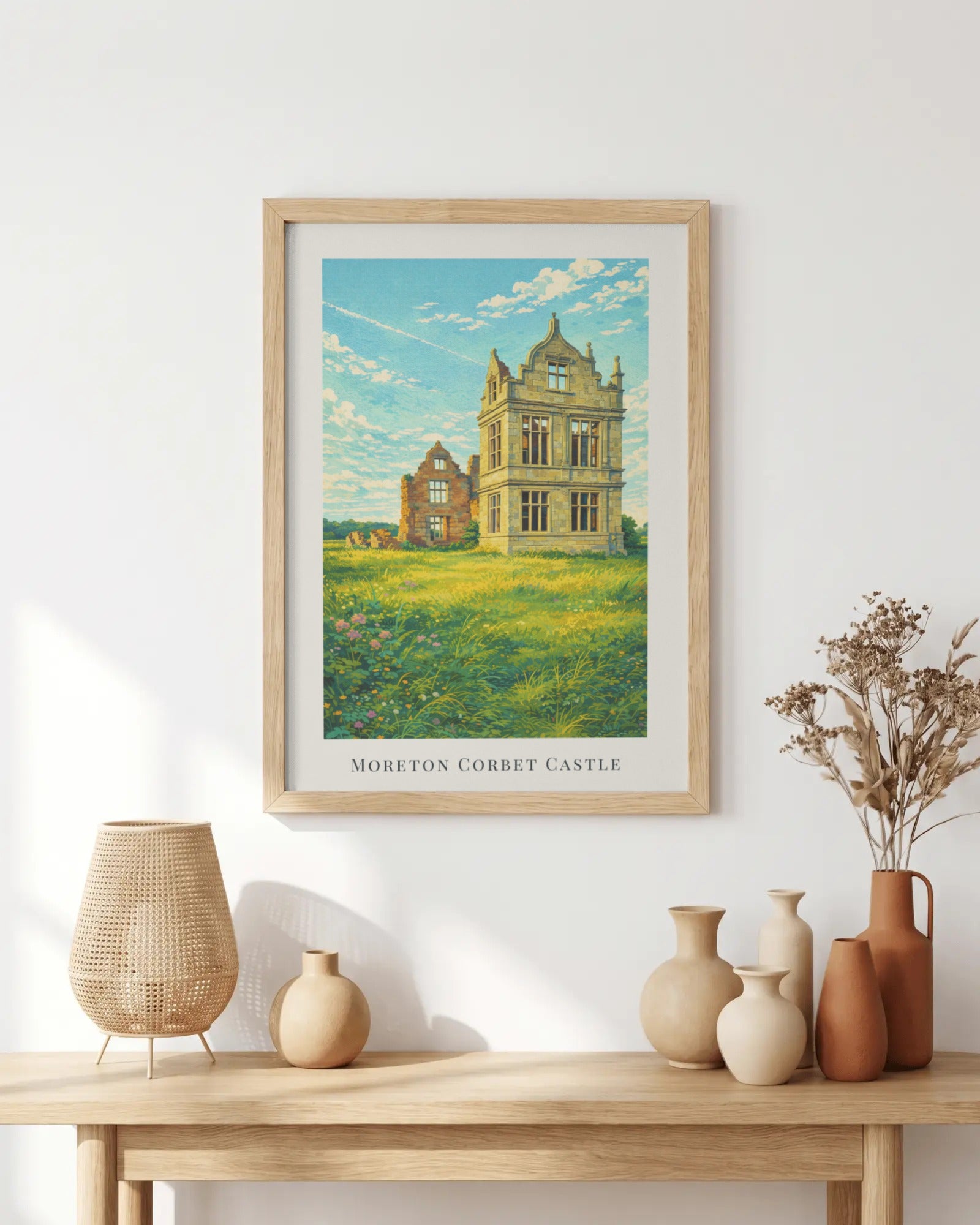 Moreton Corbet Castle Art Print