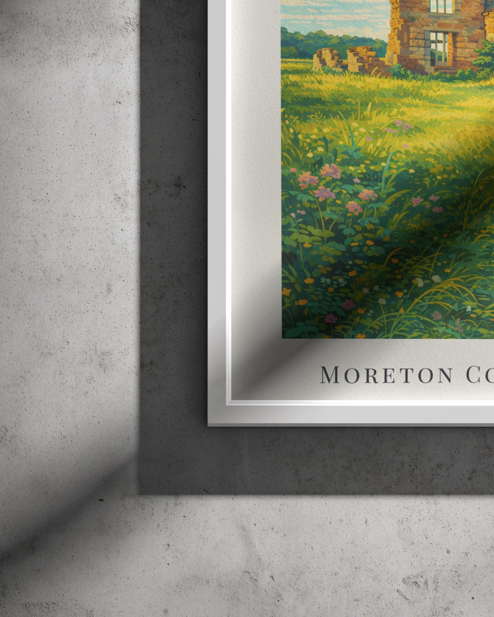 Moreton Corbet Castle Art Print, framed wall art (view 3)