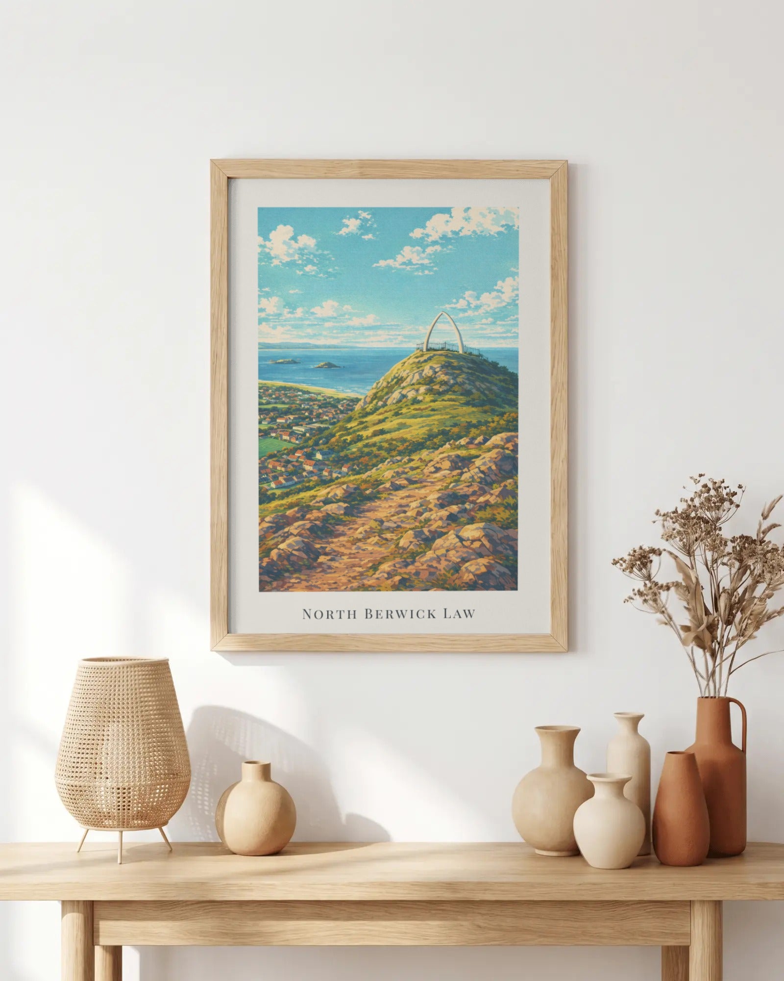 North Berwick Law Art Print