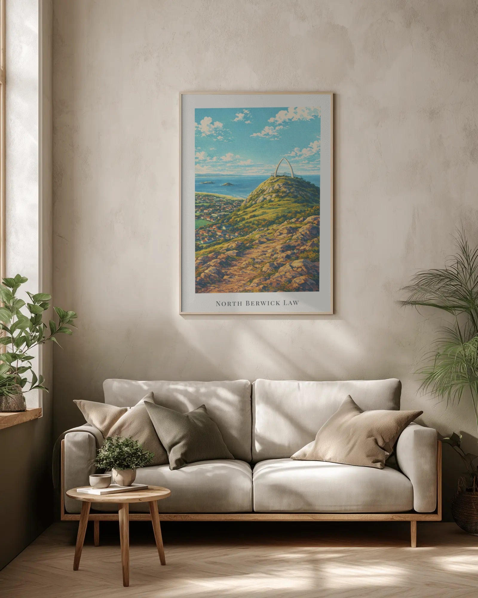 North Berwick Law Art Print, framed wall art (view 2)