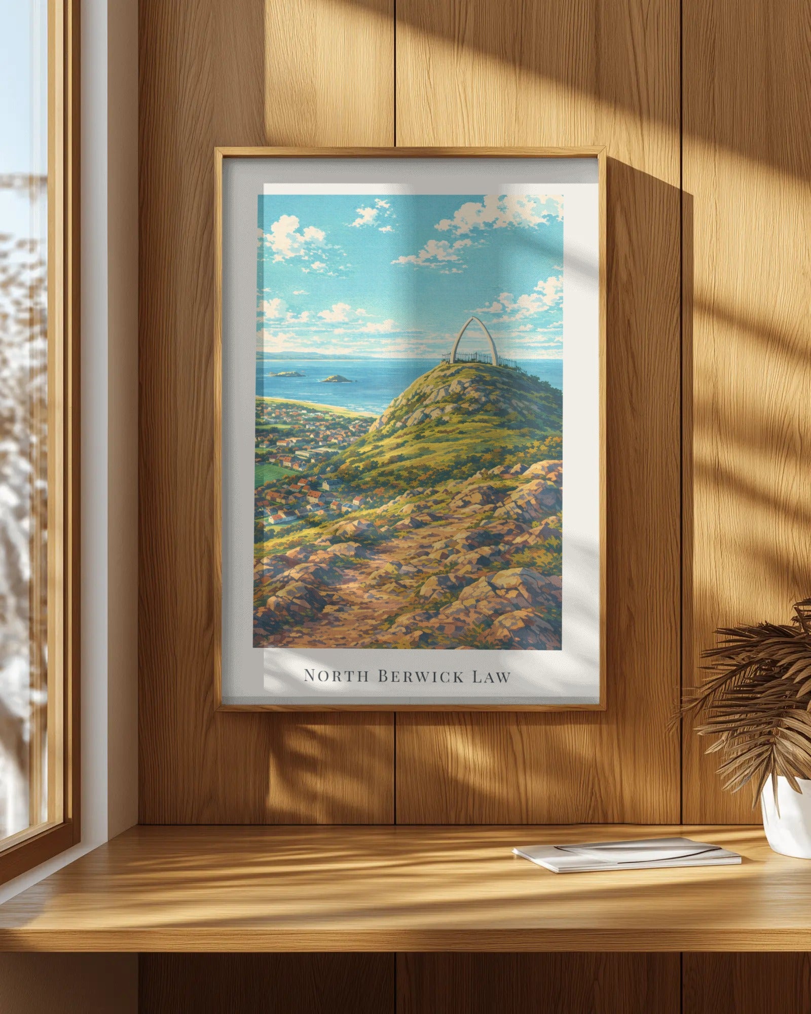 North Berwick Law Art Print, framed wall art (view 7)