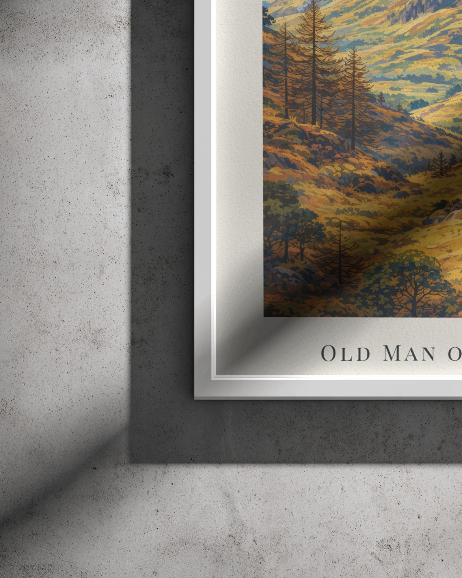 The Old Man of Coniston Art Print, framed wall art (view 3)