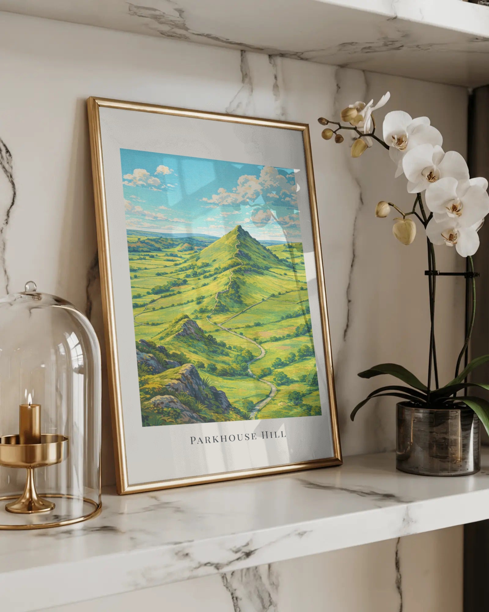 Parkhouse Hill Art Print, framed wall art (view 5)