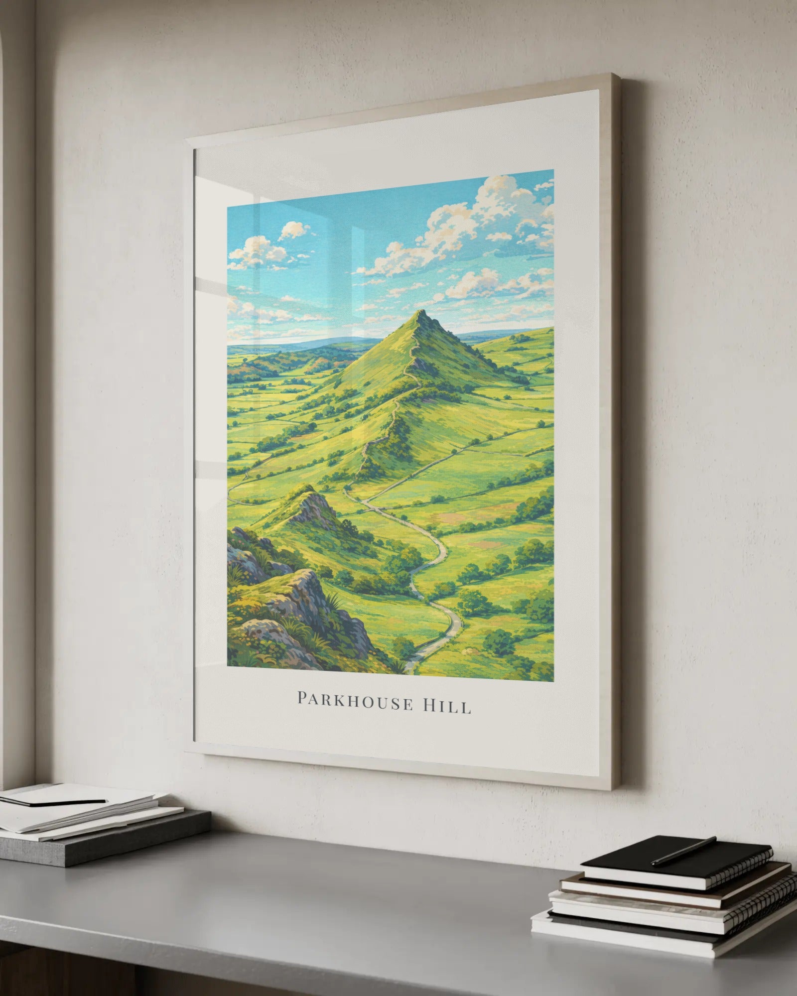 Parkhouse Hill Art Print, framed wall art (view 6)