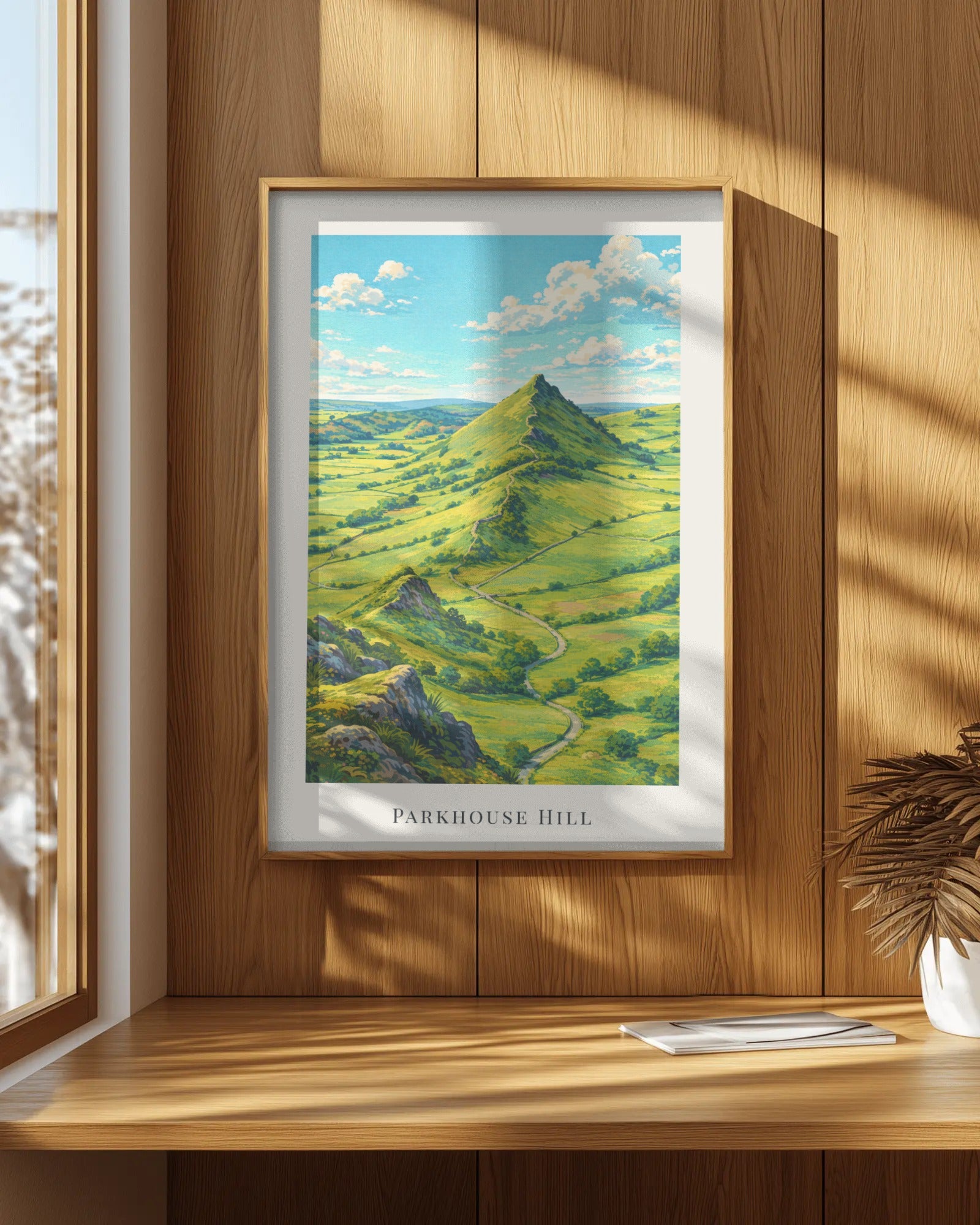 Parkhouse Hill Art Print, framed wall art (view 7)