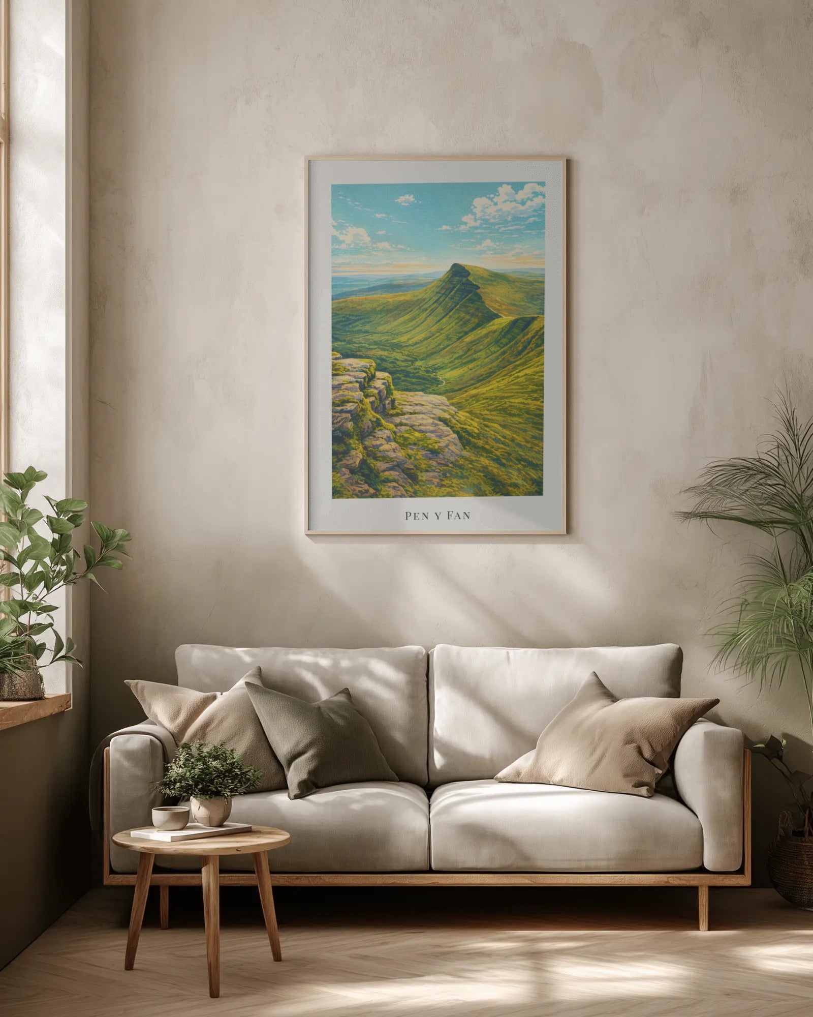 Pen y Fan Art Print, framed wall art (view 2)