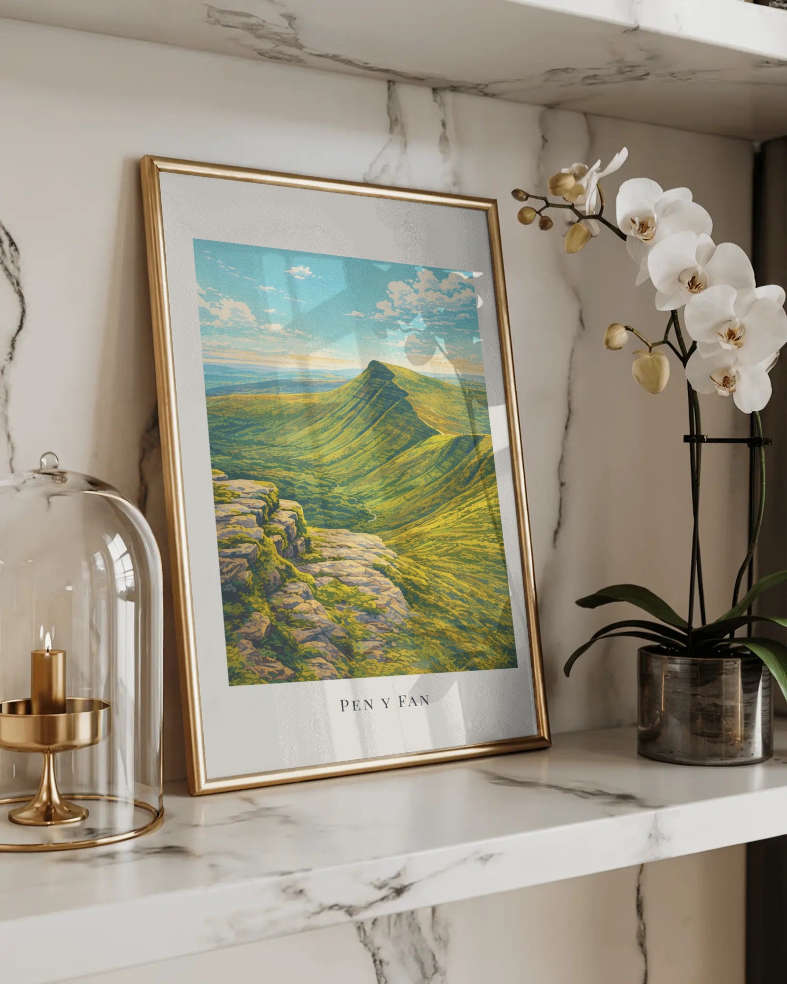 Pen y Fan Art Print, framed wall art (view 5)