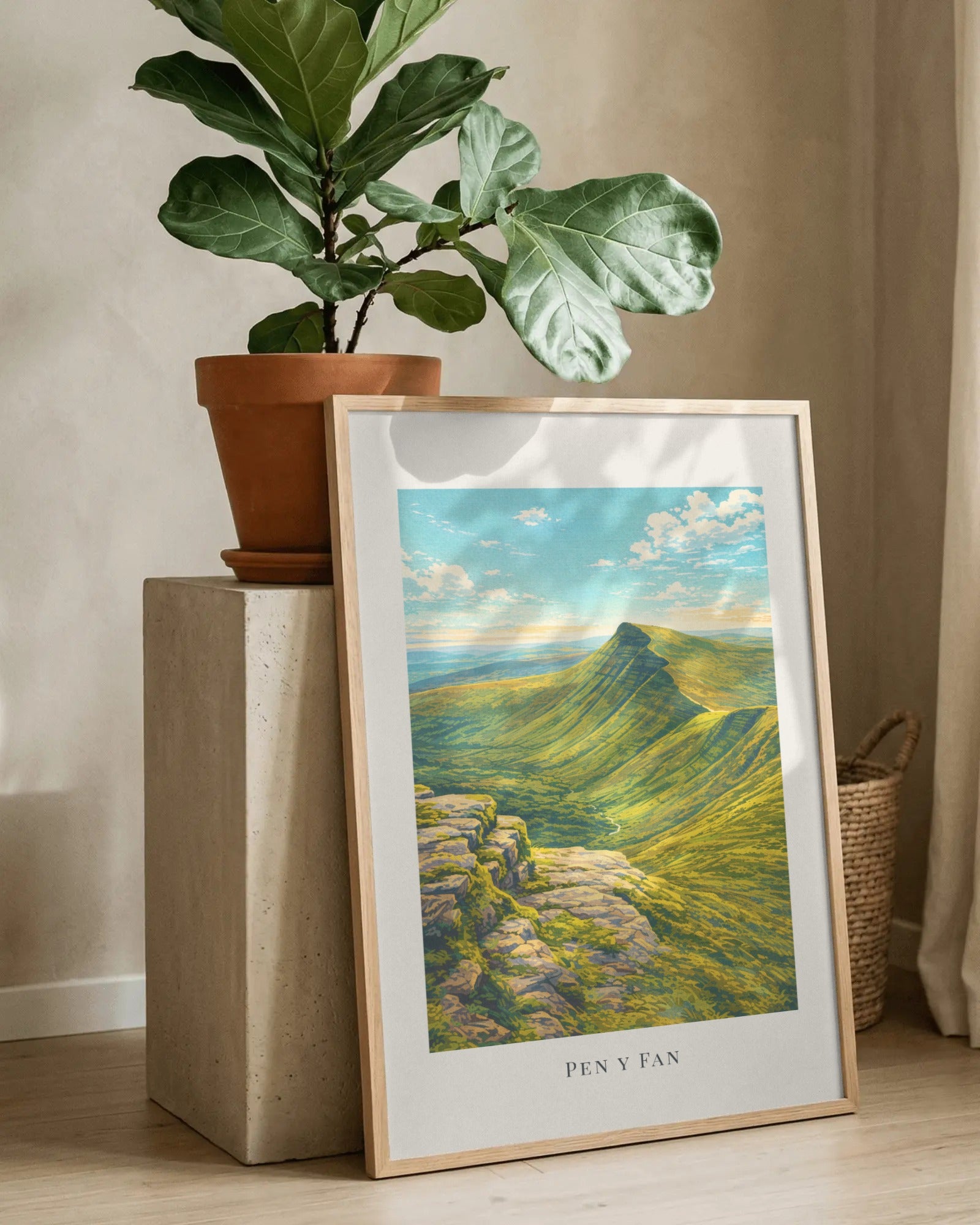 Pen y Fan Art Print, framed wall art (view 8)