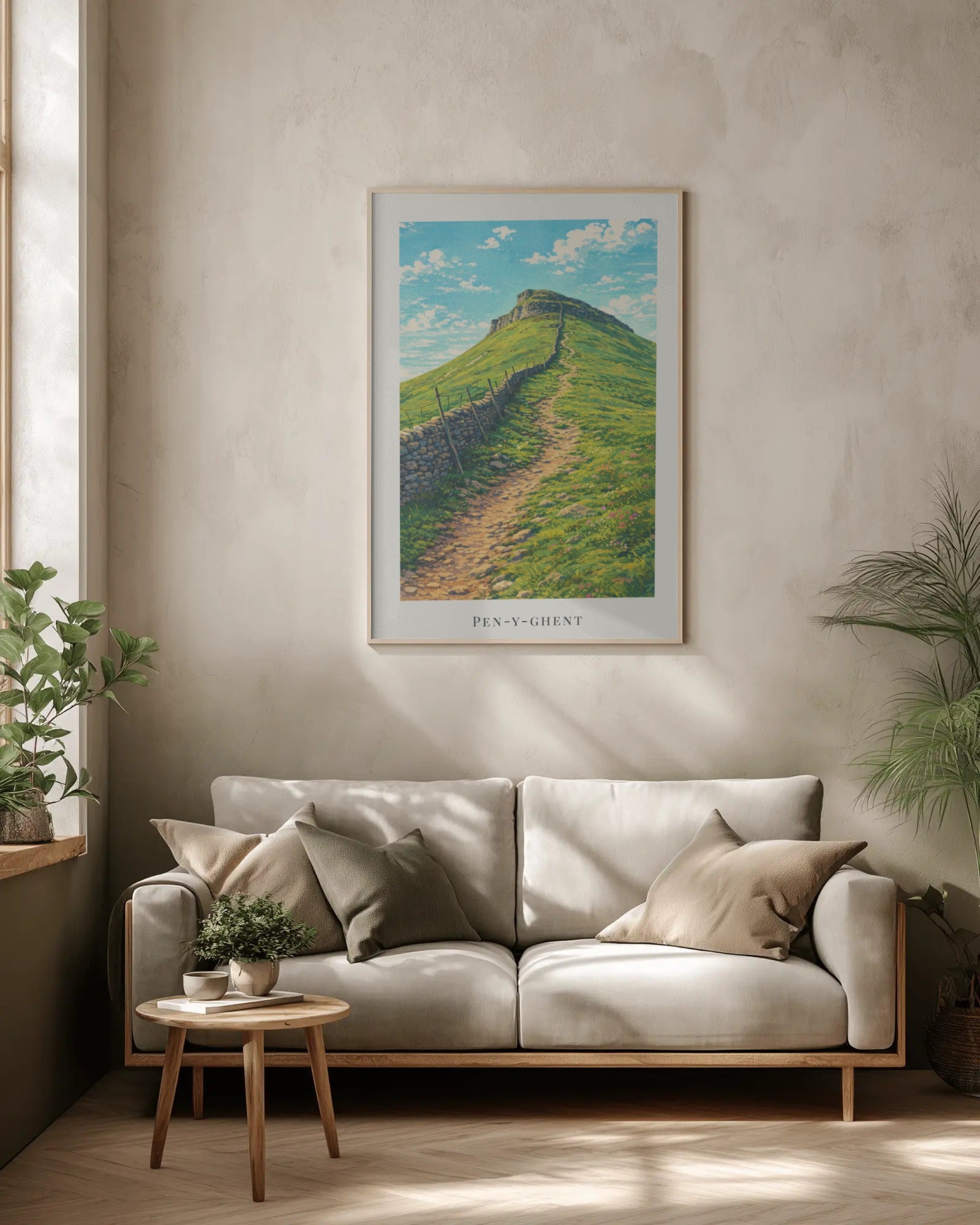 Pen-y-ghent Art Print, framed wall art (view 2)