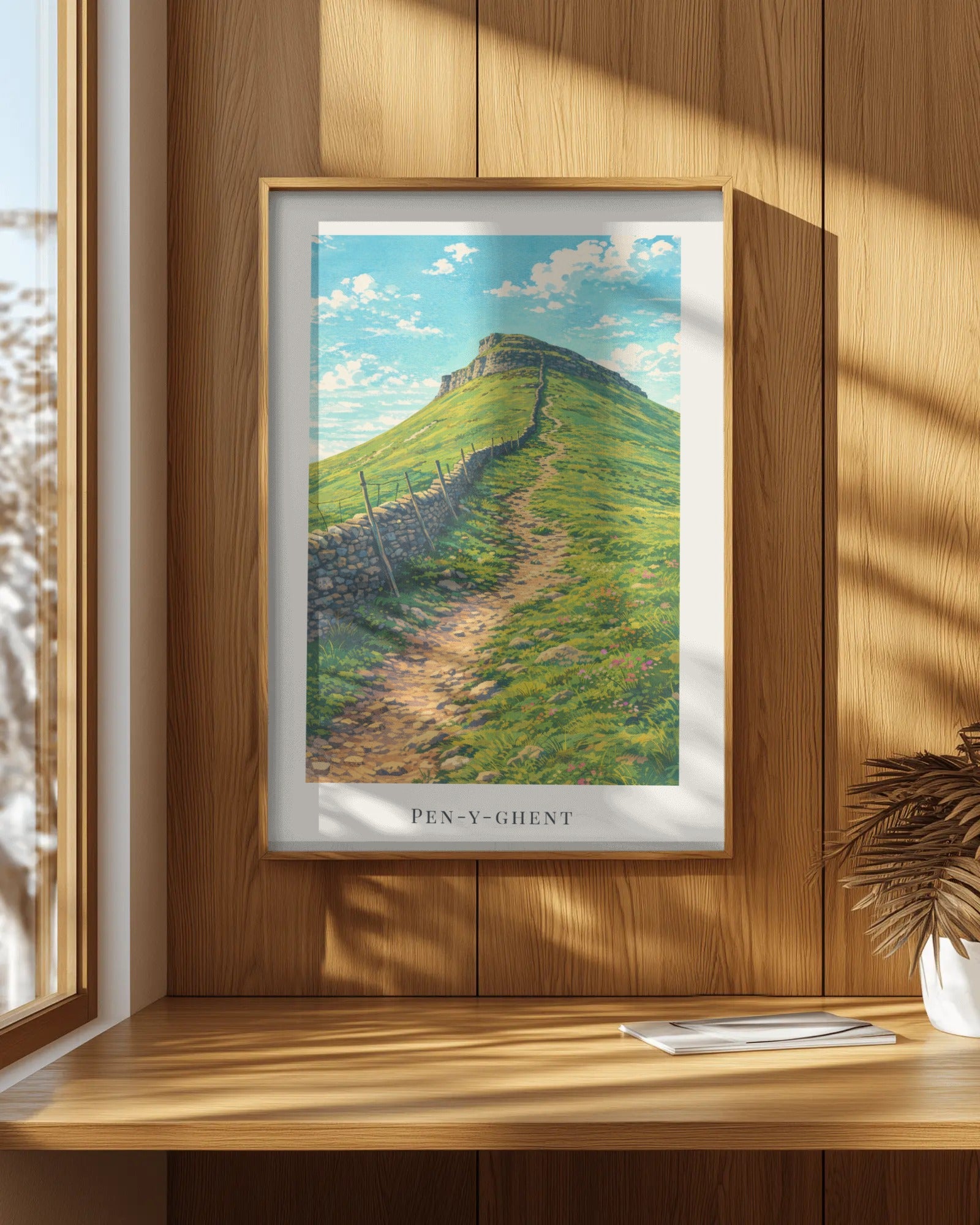 Pen-y-ghent Art Print, framed wall art (view 7)