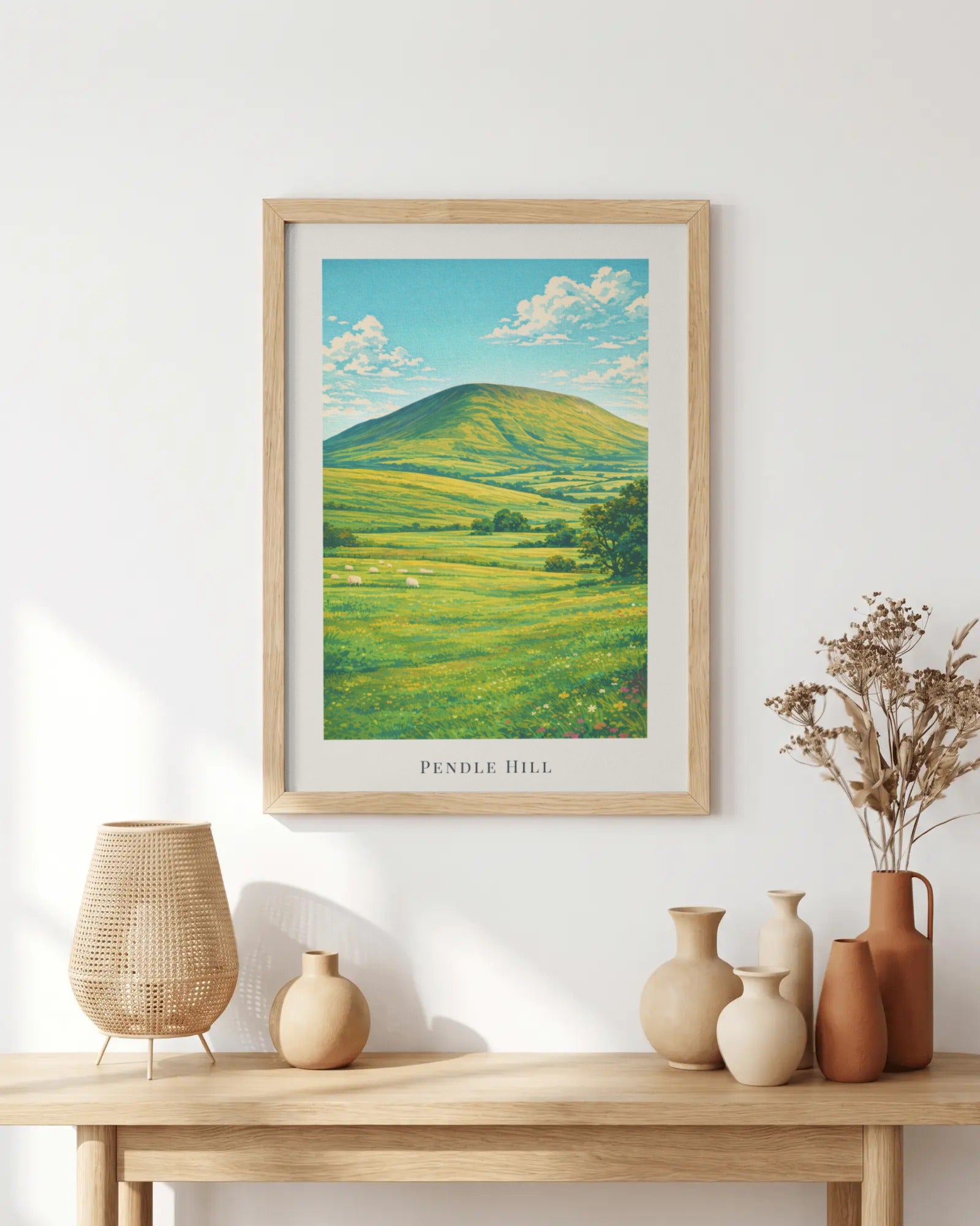 Pendle Hill Art Print