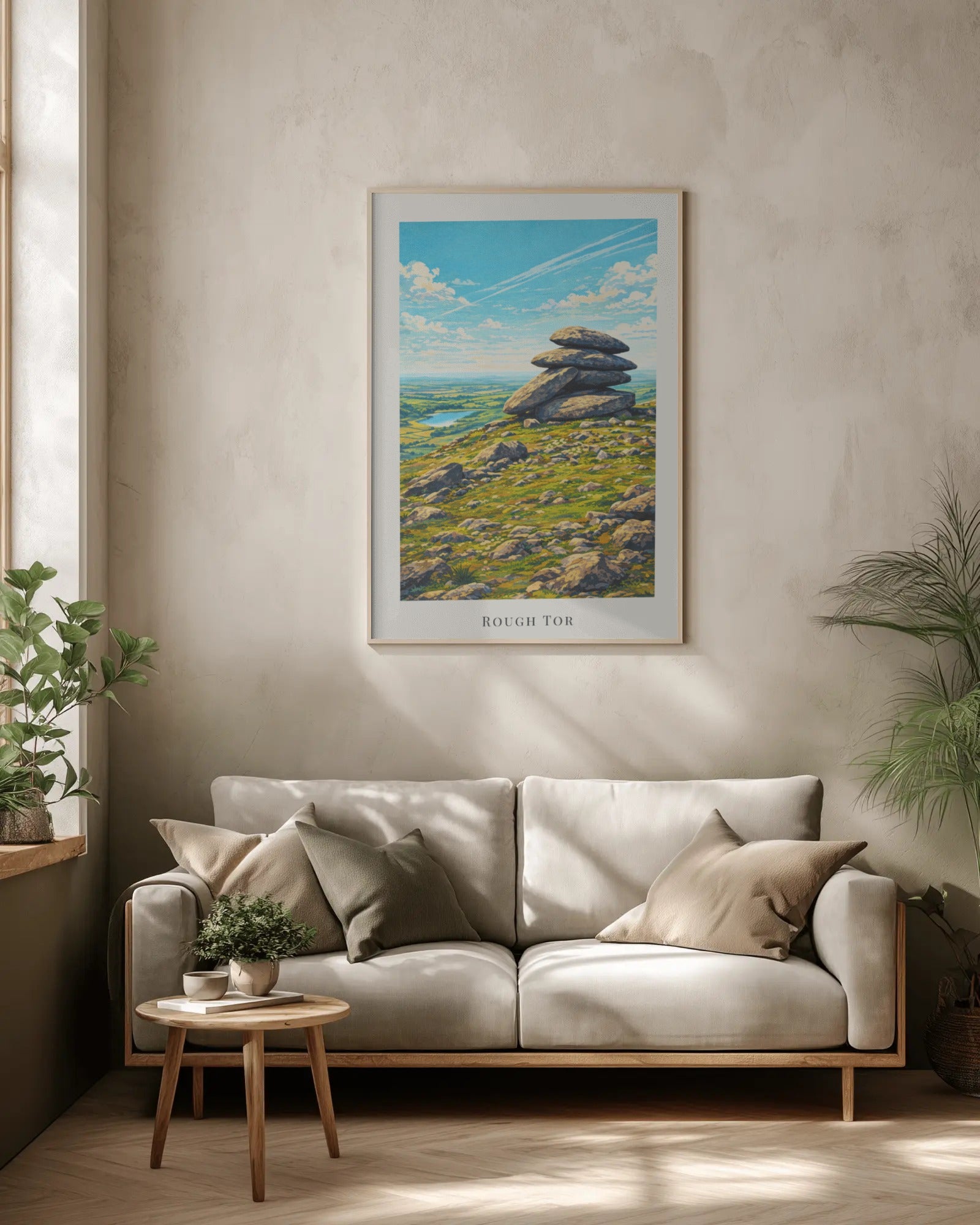 Rough Tor Art Print, framed wall art (view 2)