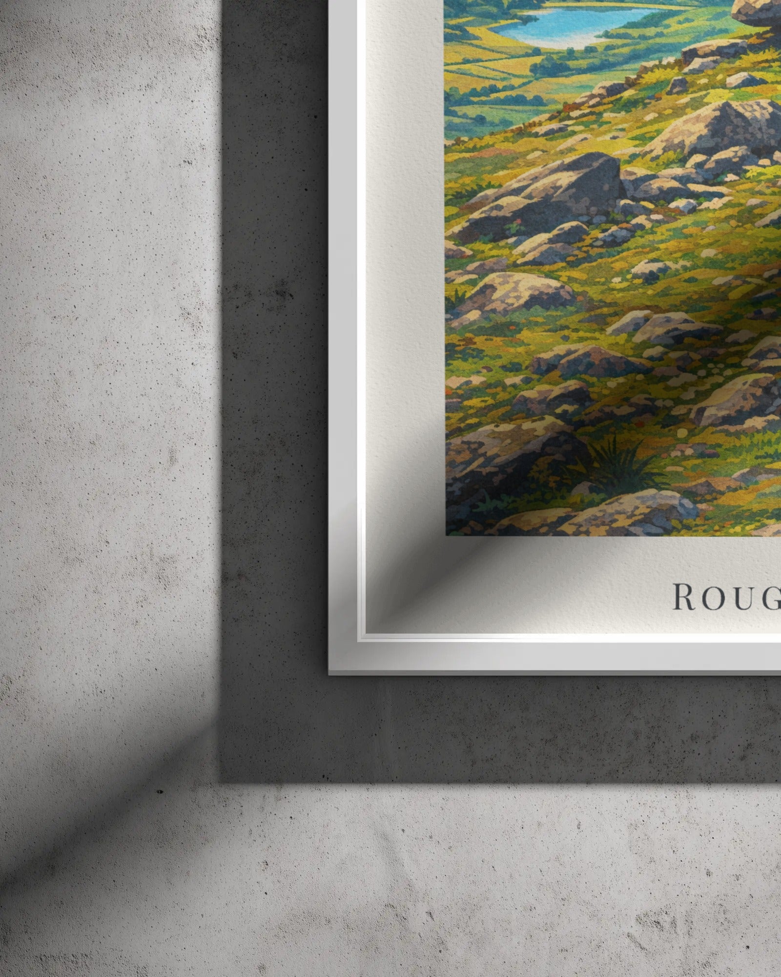 Rough Tor Art Print, framed wall art (view 3)