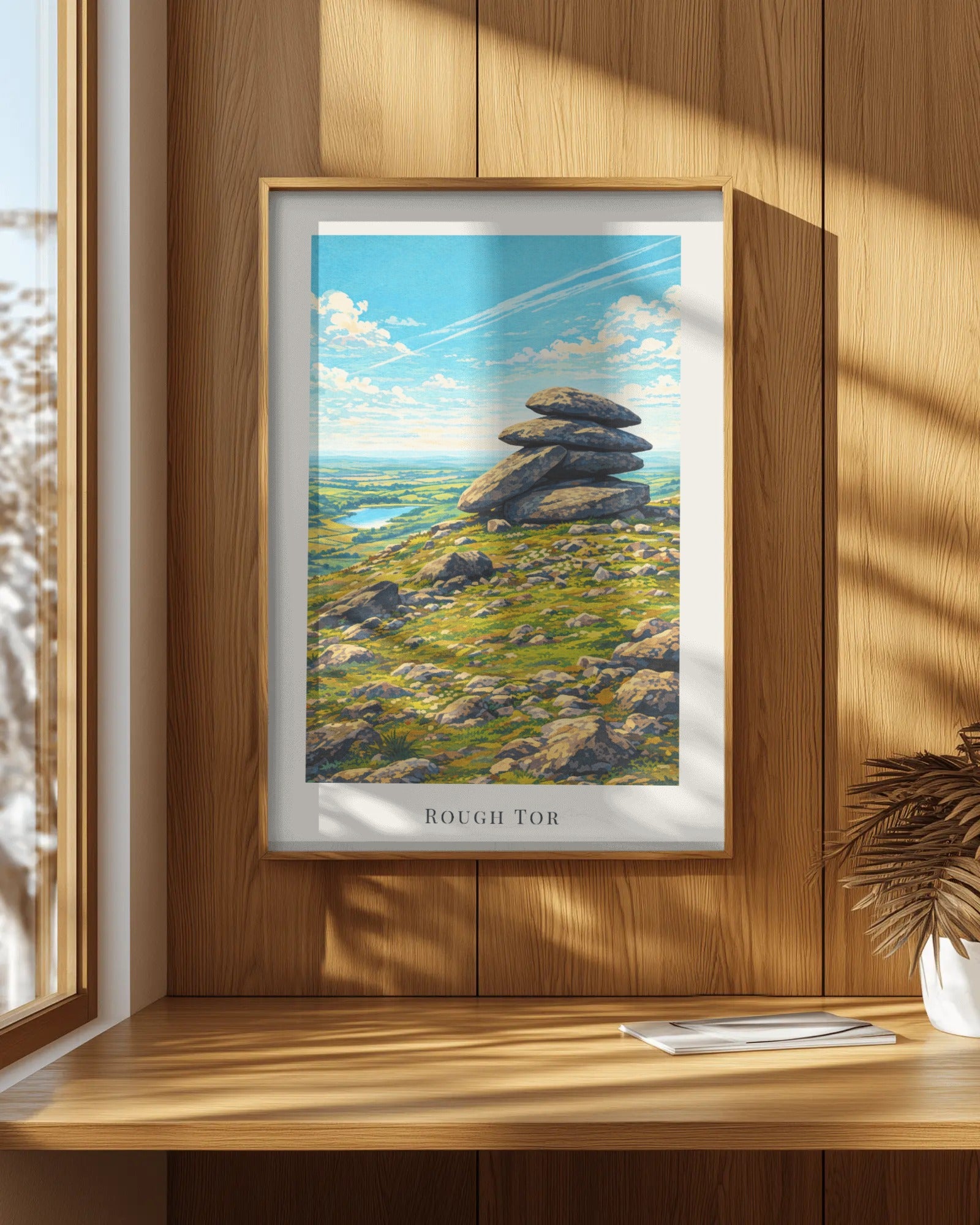 Rough Tor Art Print, framed wall art (view 7)